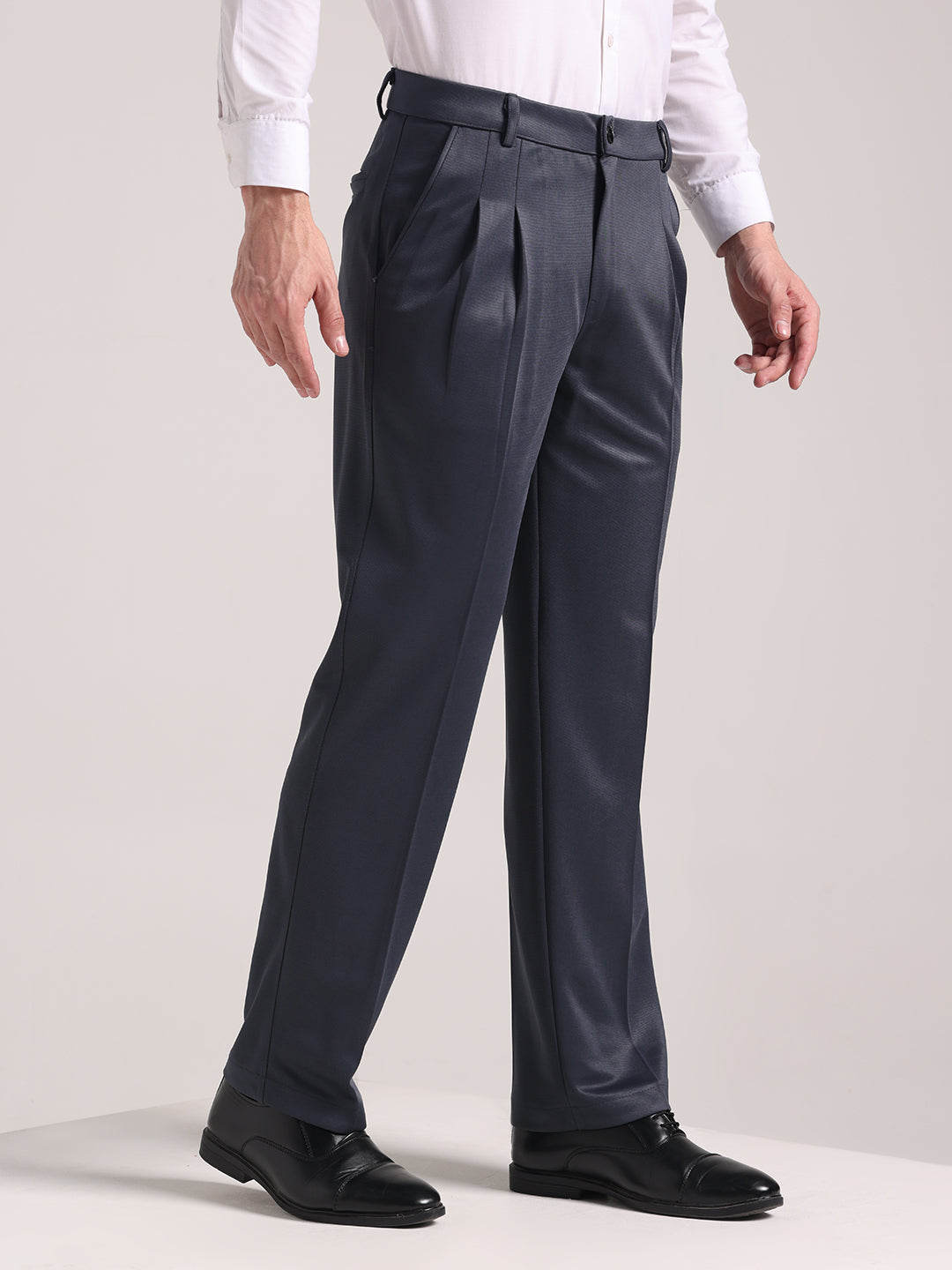 Cropped Trousers For Men Ankle Cut Pant Suits Stylish Korean Slim