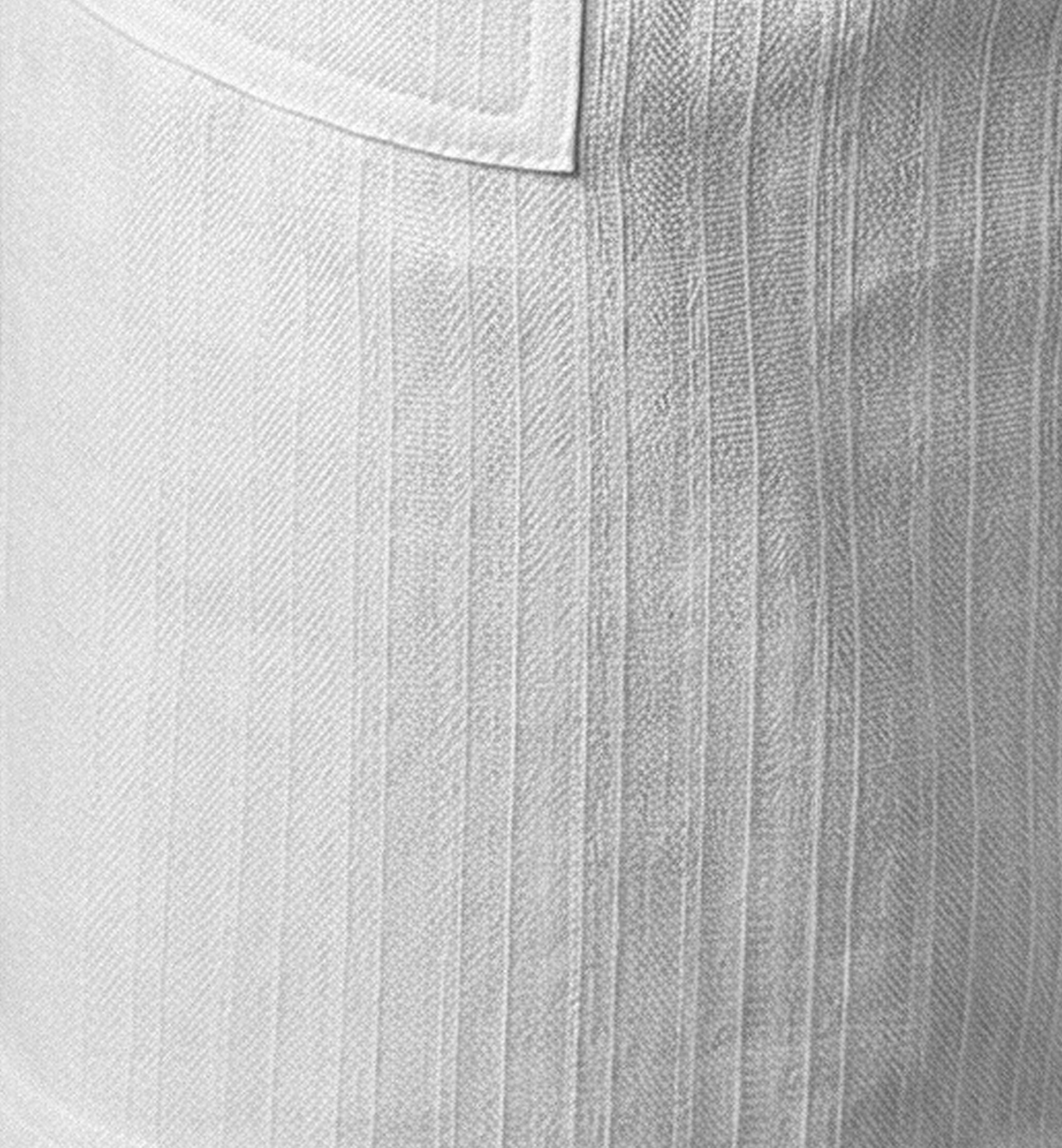 Men’s White Textured Polyester Jute Drawstring Shorts