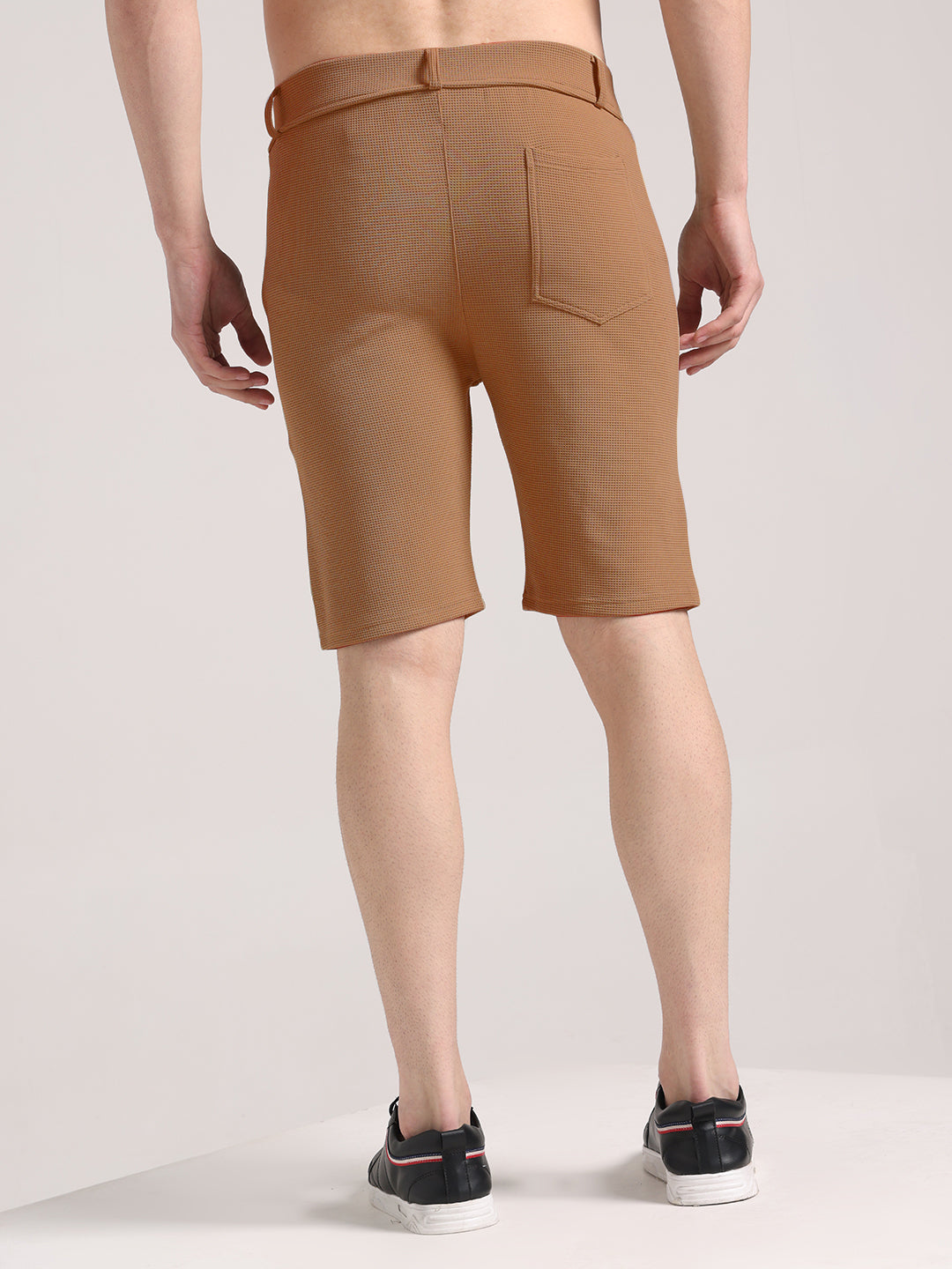 Men's Olive Brown Outer Mesh Shorts