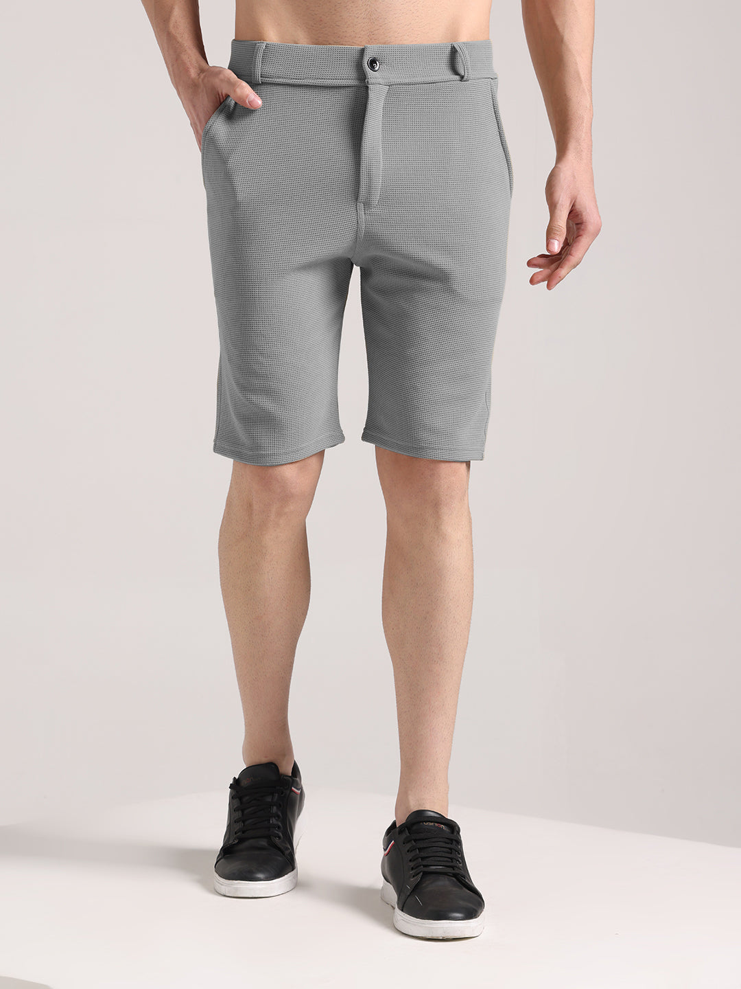 Men's Window Grey Outer Mesh Shorts