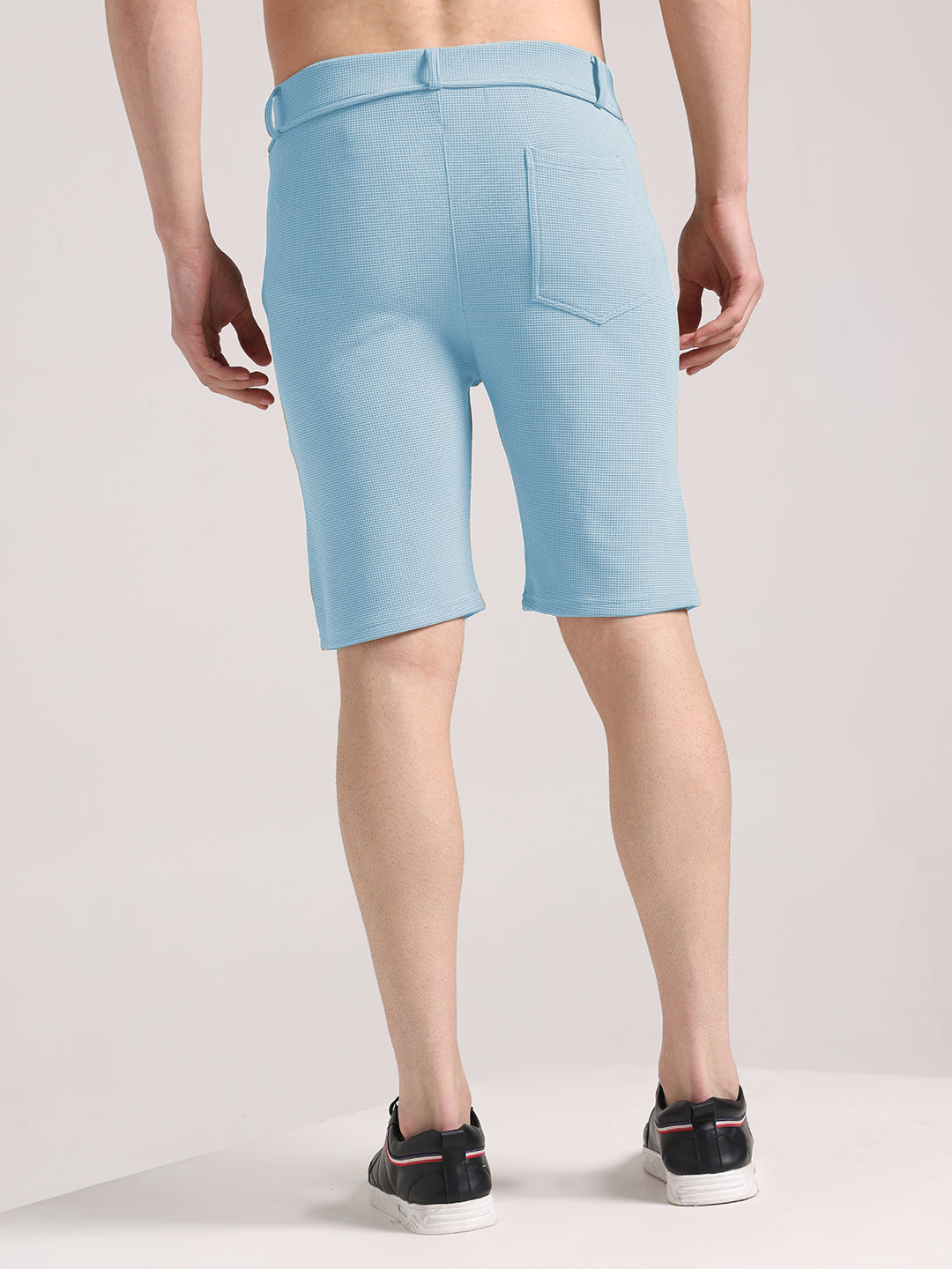 Men's Mist Blue Outer Mesh Shorts