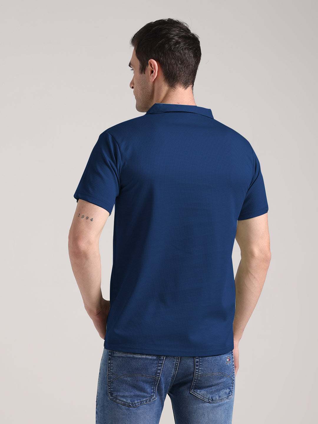 Men's Royal Blue Half Sleeve Polo T-Shirt