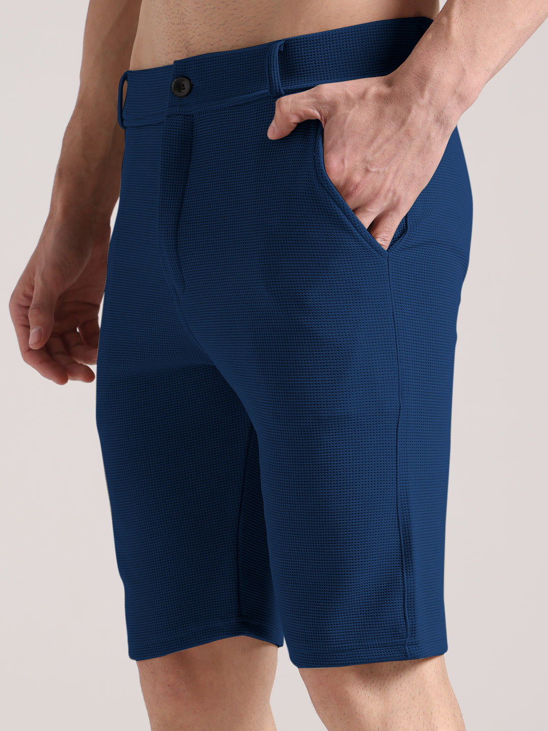 Men's Royal Blue Outer Mesh Shorts
