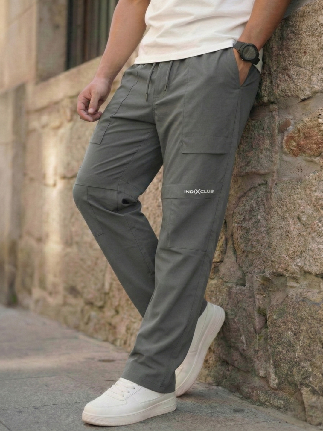 Men’s Granite Grey Urban Tech Cargo Pants