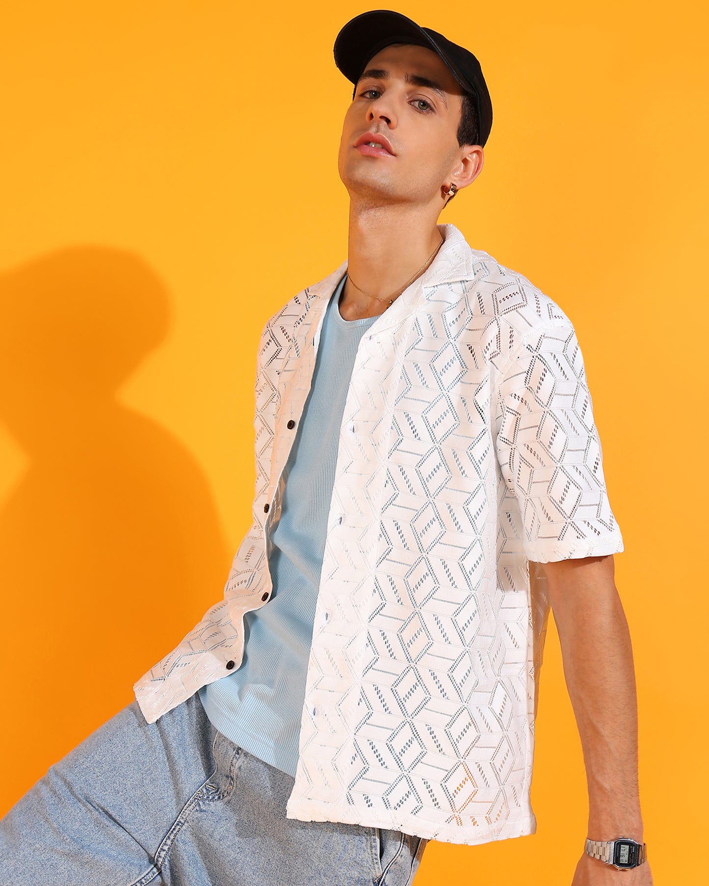 Geometric Self Desing Shirt