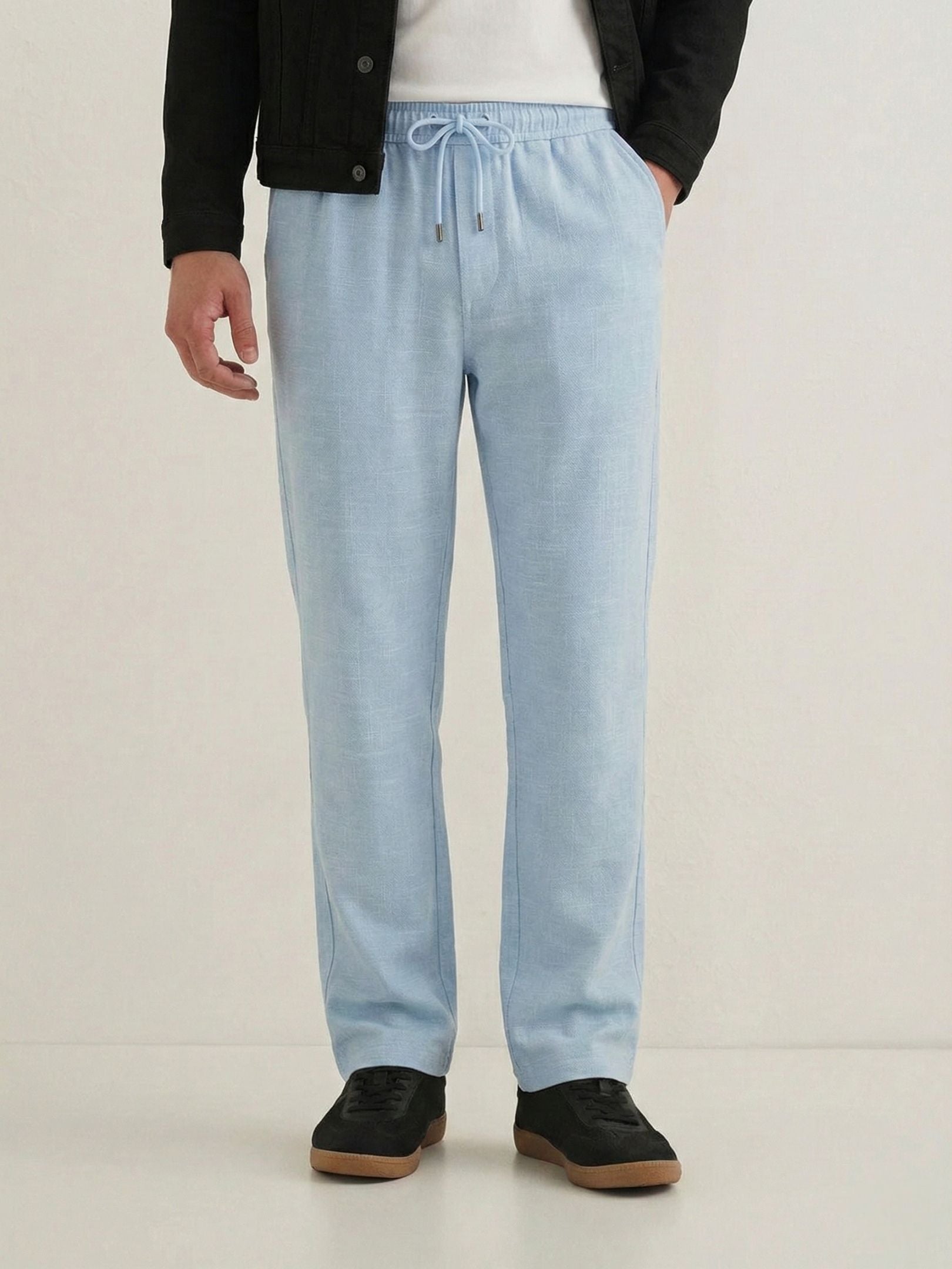 Pick Any 3 Textured Relaxed Fit Trousers