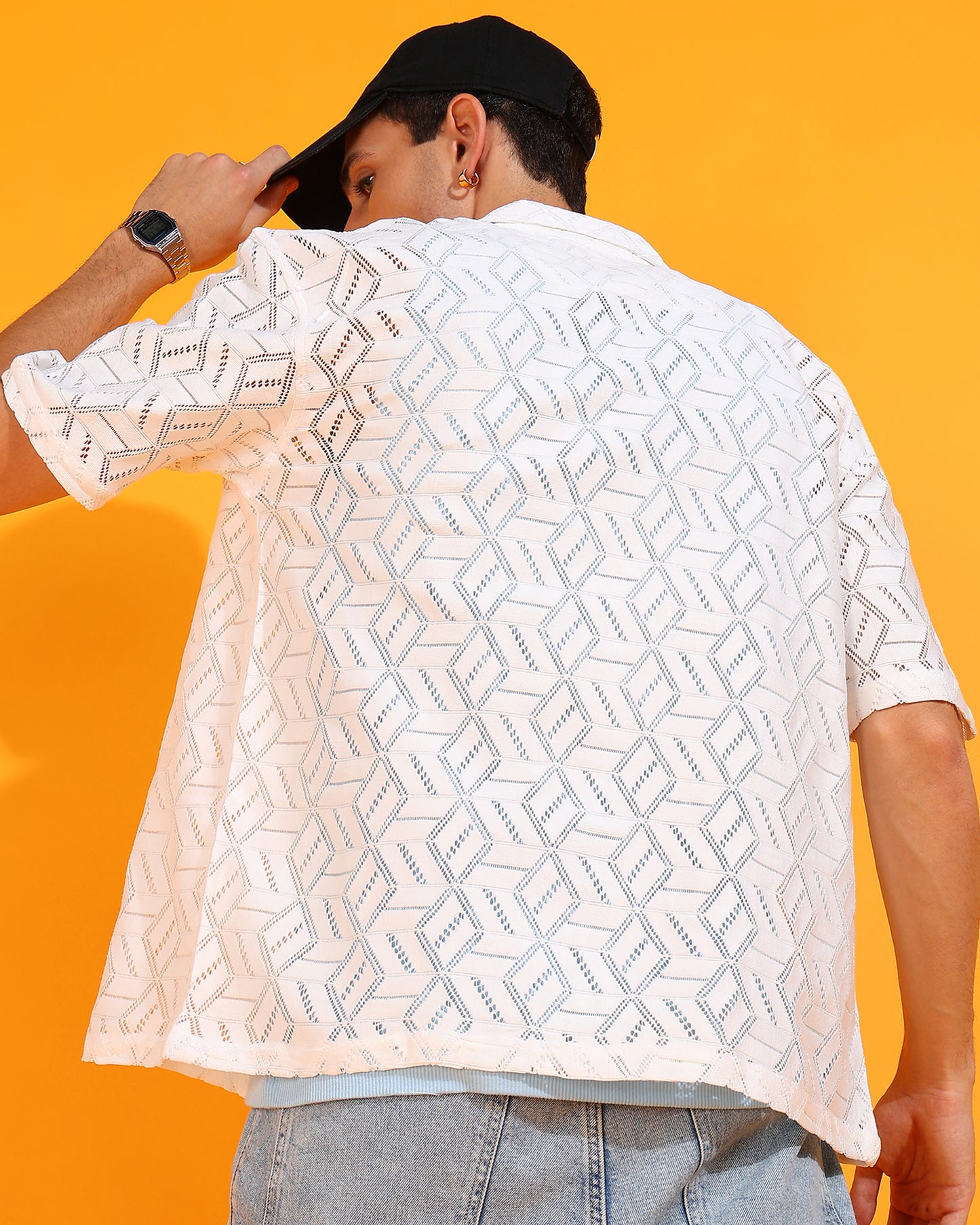 Geometric Self Desing Shirt