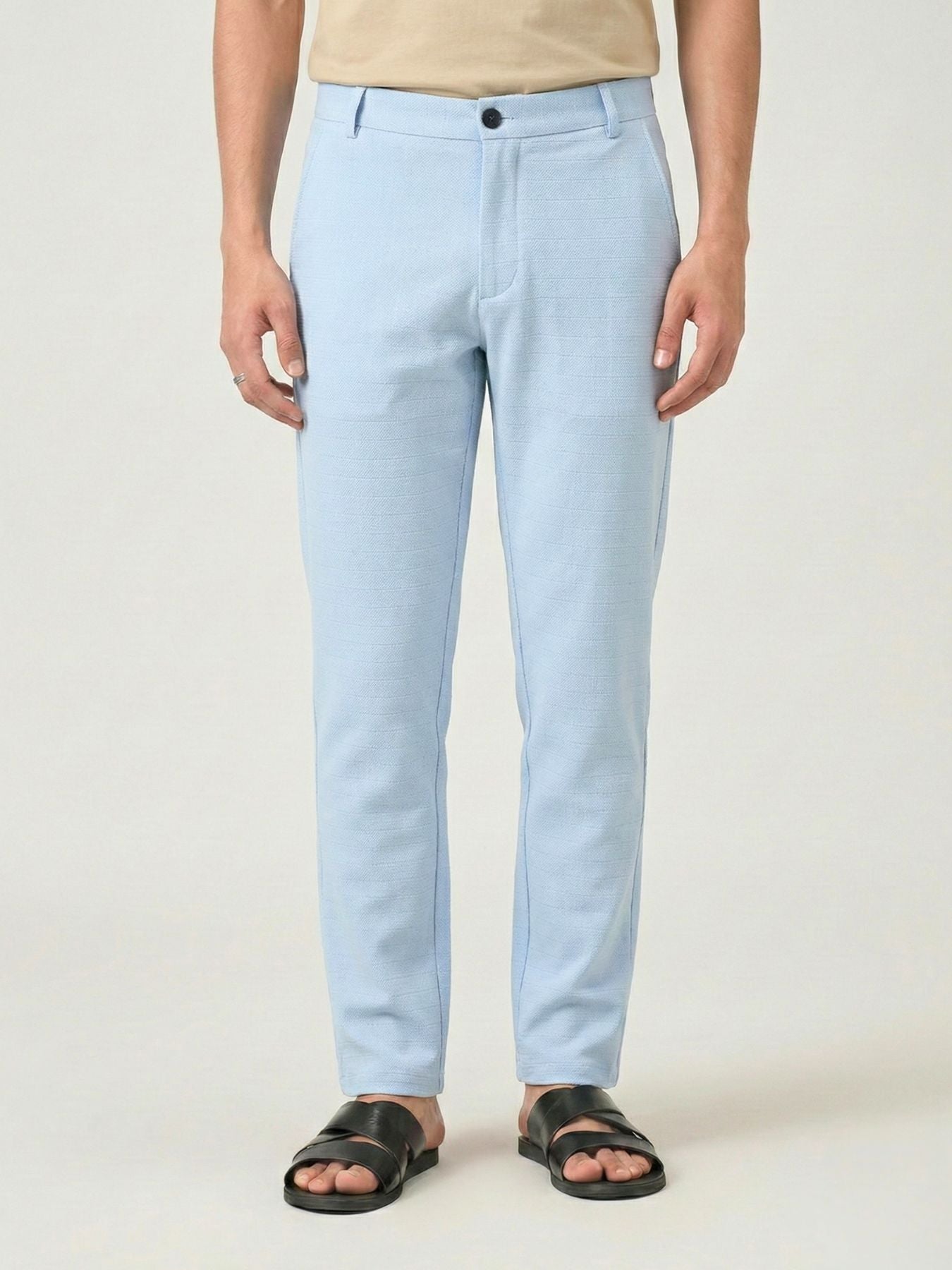 Pick Any 3  Checks Soft Lycra Trousers Combo