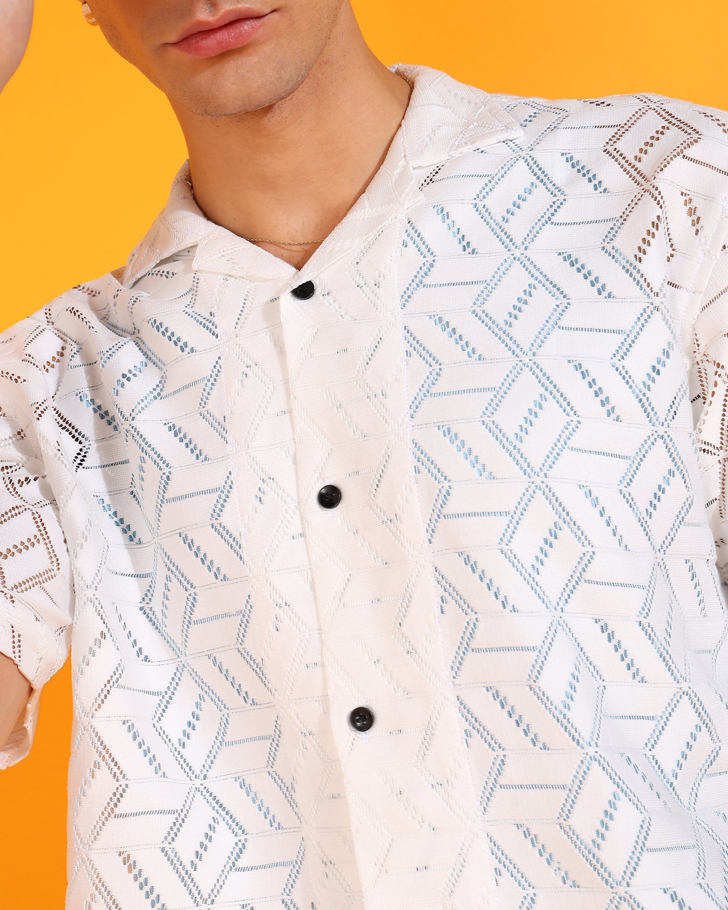 Geometric Self Desing Shirt