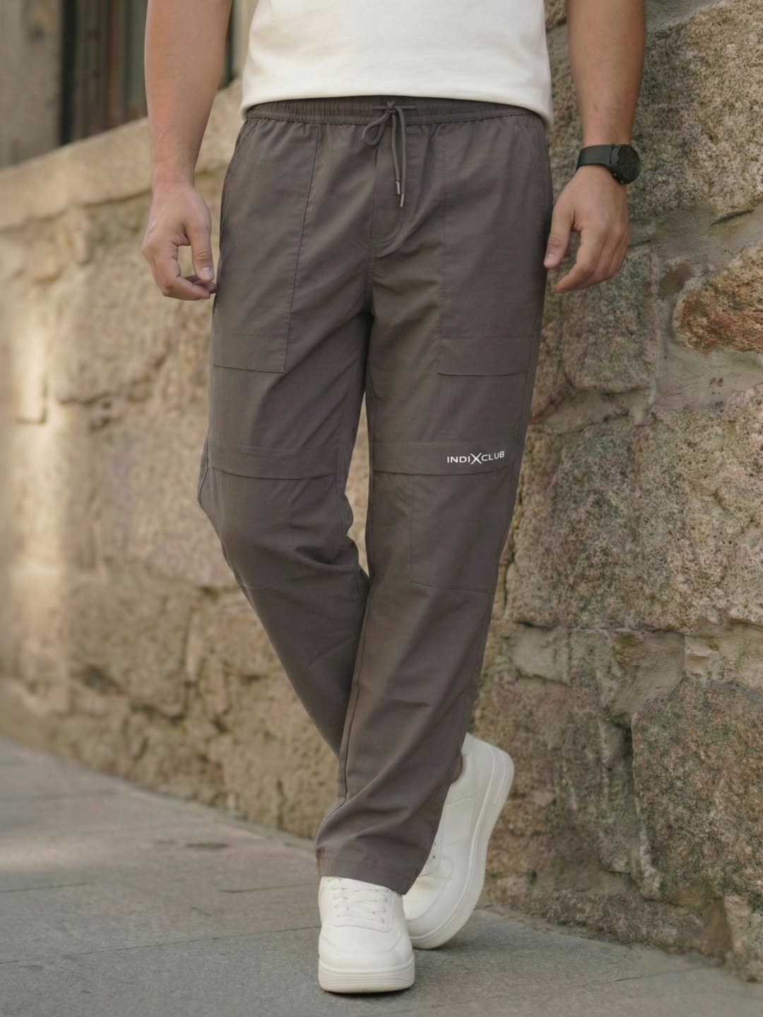 Men’s Earthy Umber Urban Tech Cargo Pants