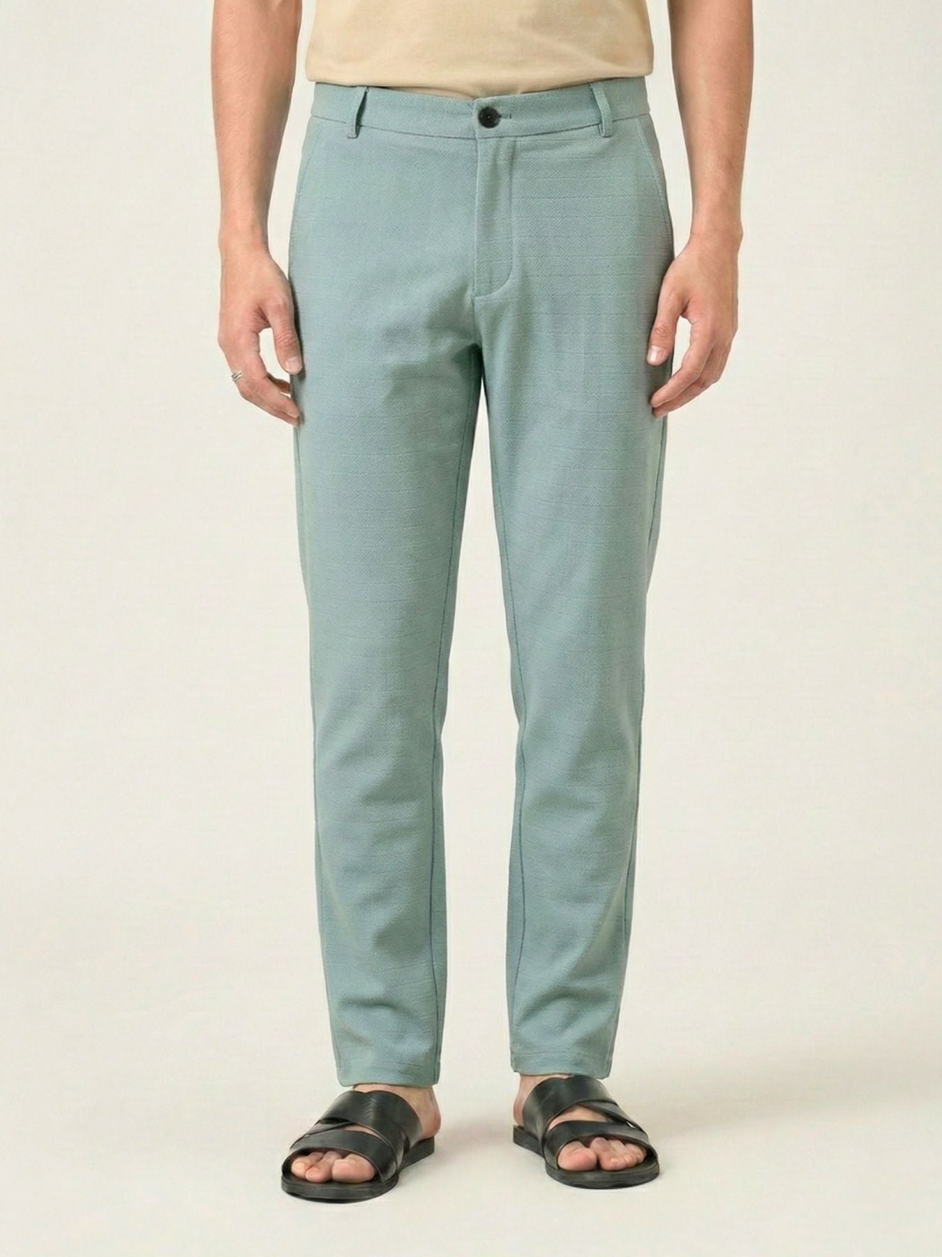 Pick Any 3  Checks Soft Lycra Trousers Combo