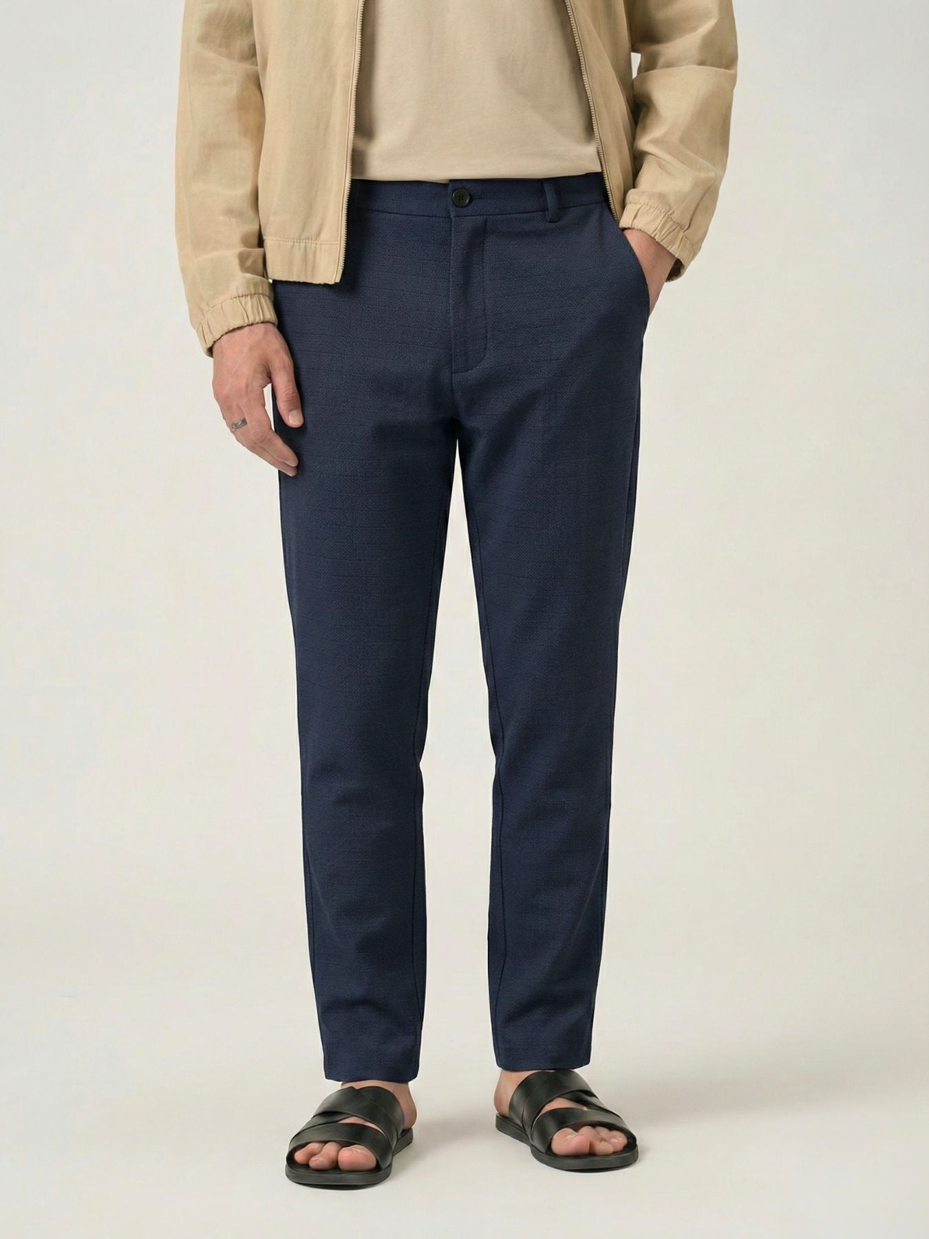 Pick Any 3  Checks Soft Lycra Trousers Combo