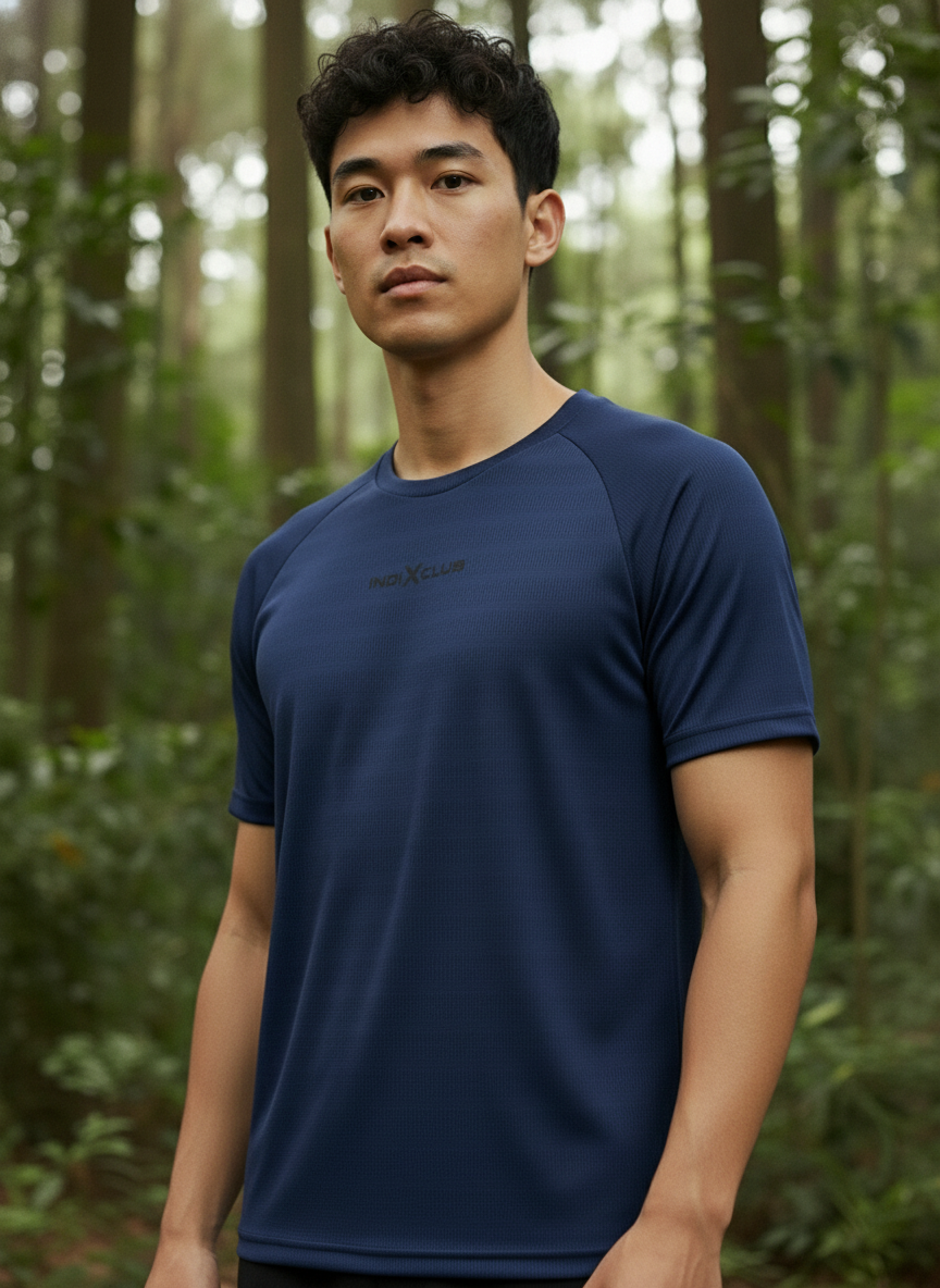 Men’s Navy Blue Performance Raglan Training Tee