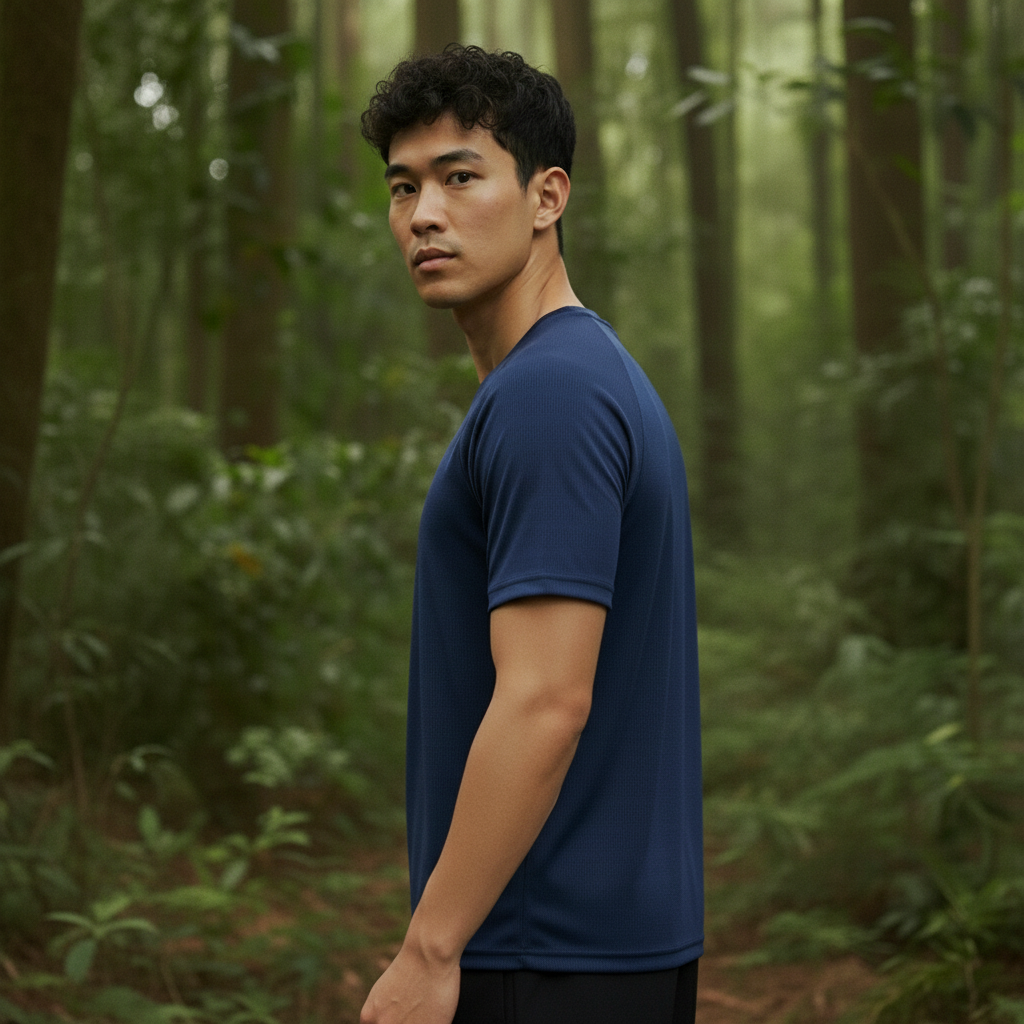 Men’s Navy Blue Performance Raglan Training Tee