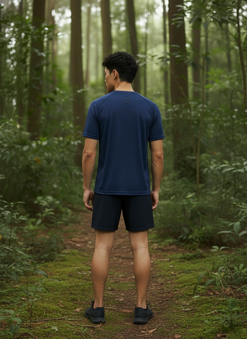 Men’s Navy Blue Performance Raglan Training Tee