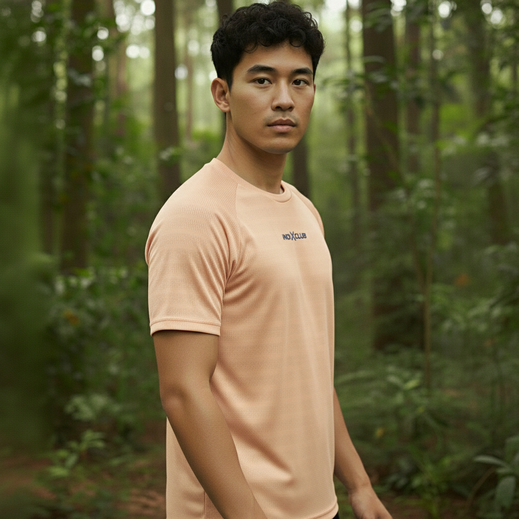 Men’s Blush Pink Performance Raglan Training Tee