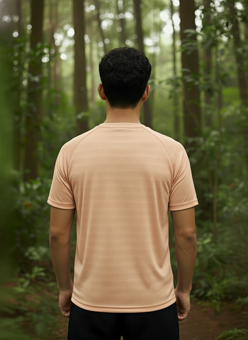 Men’s Blush Pink Performance Raglan Training Tee