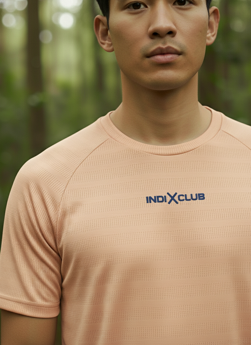 Men’s Blush Pink Performance Raglan Training Tee