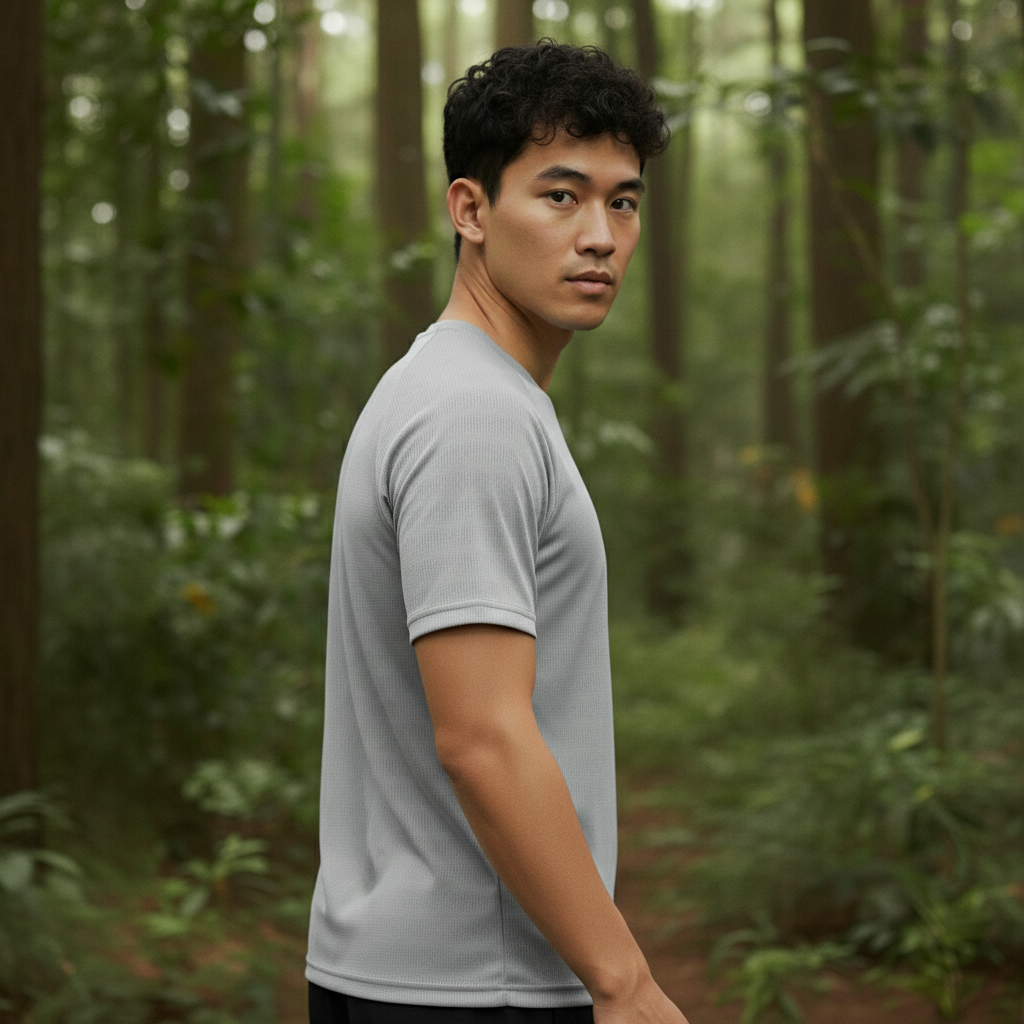 Men’s Grey Performance Raglan Training Tee