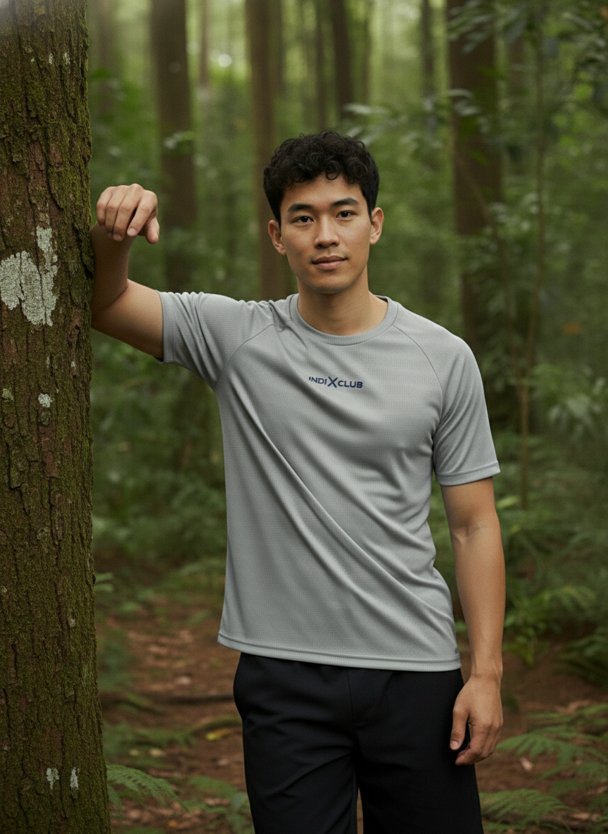 Men’s Grey Performance Raglan Training Tee