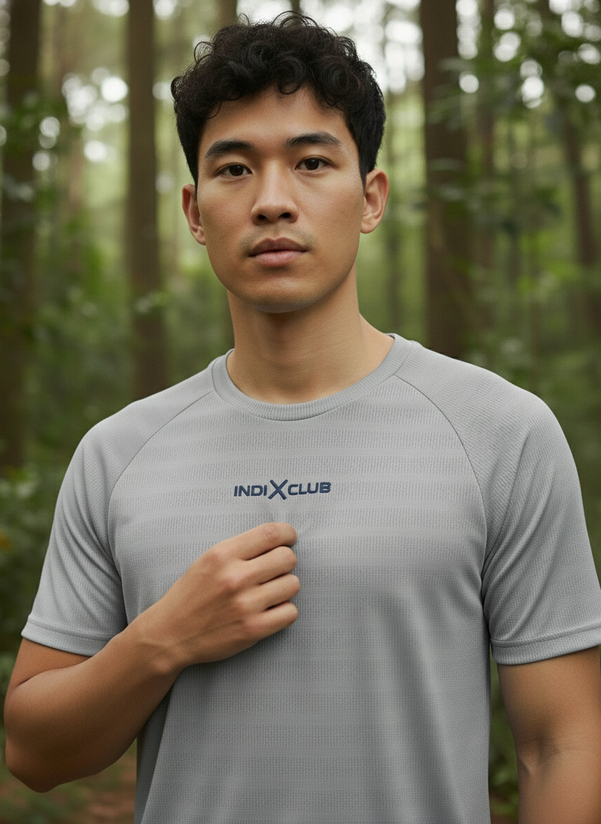 Men’s Grey Performance Raglan Training Tee