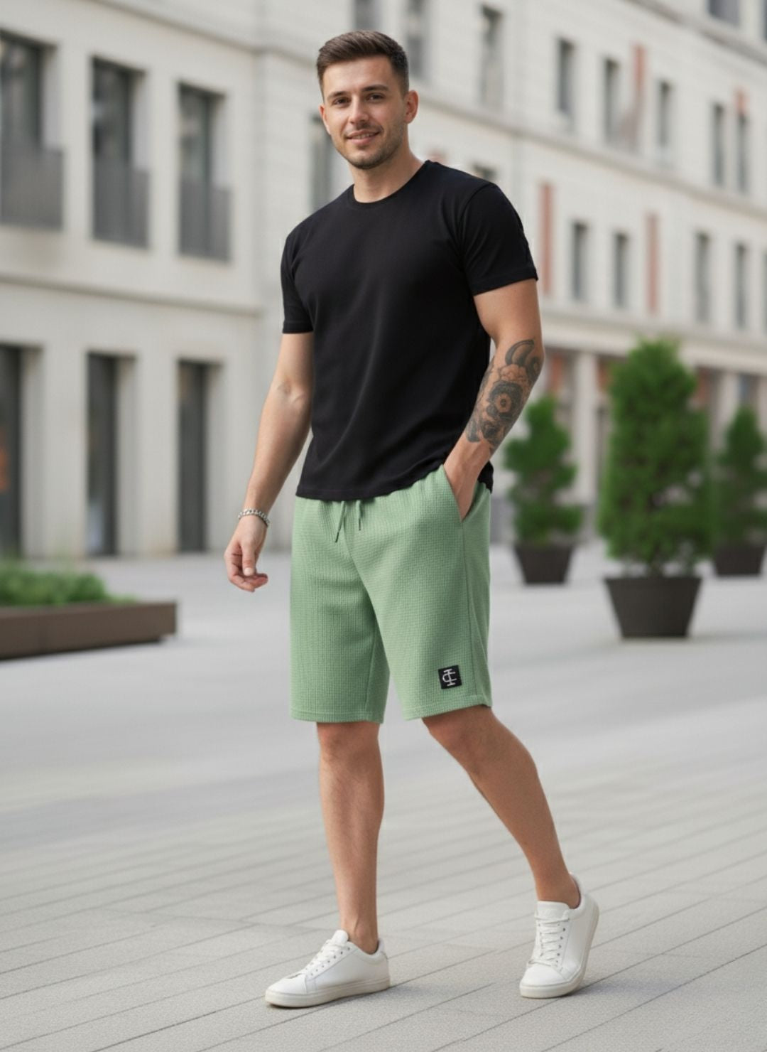 Men's Pista Premium Waffle Knit Shorts