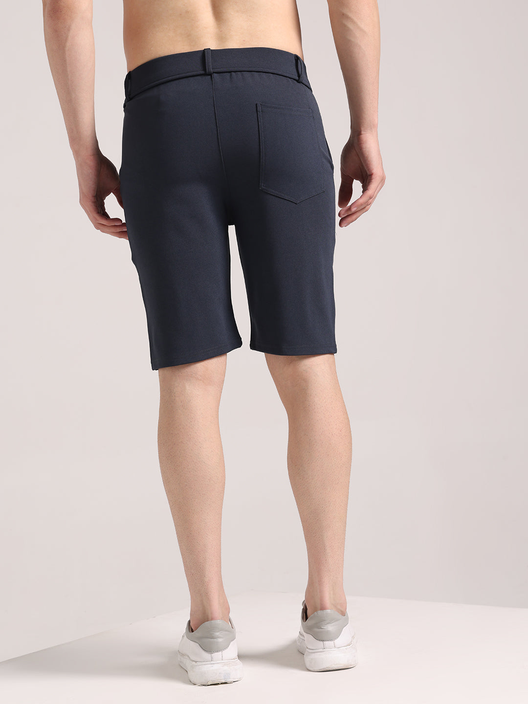 Men's Granite Grey Lycra Chinos Shorts