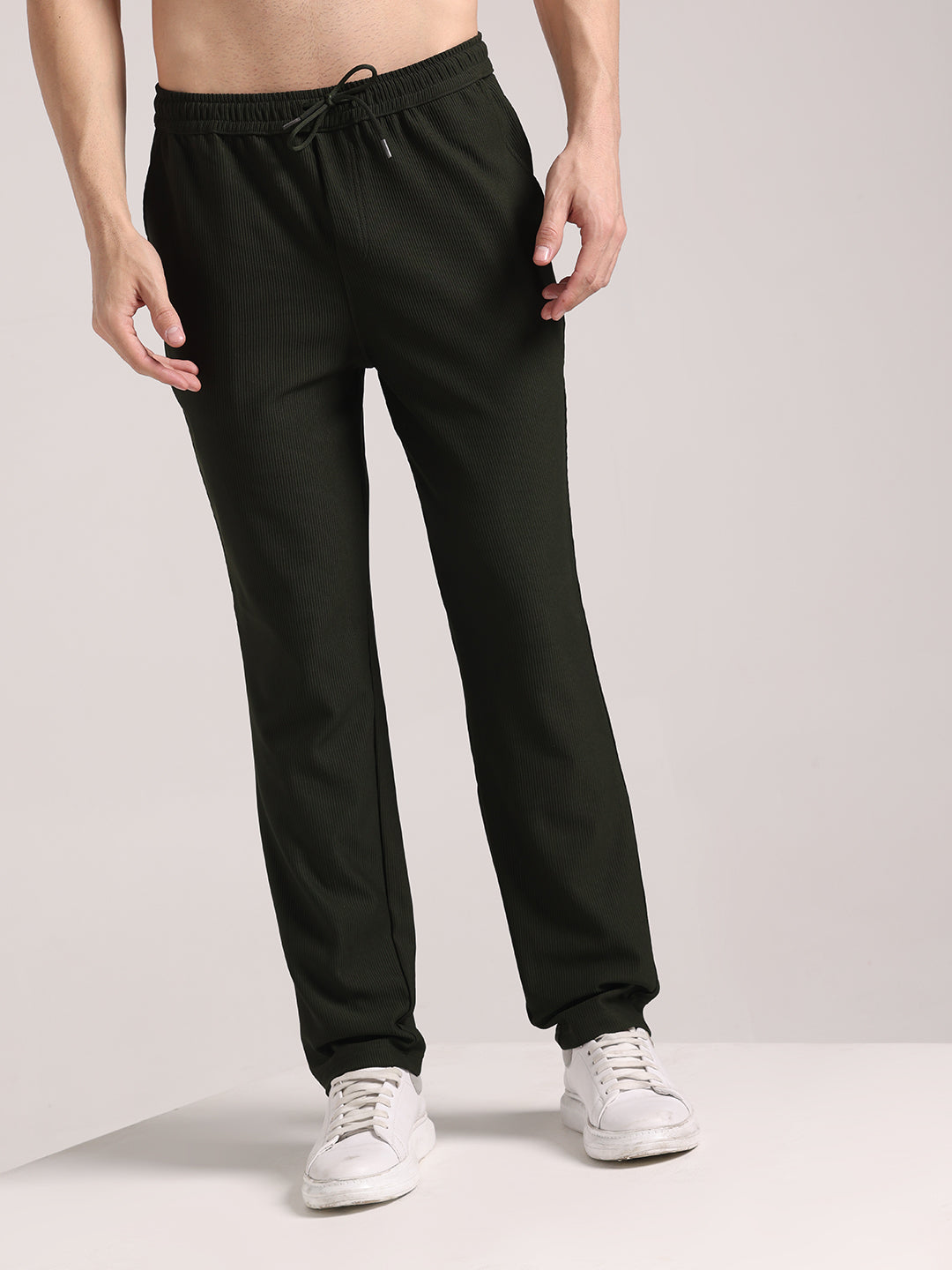 Men's Hunter Green Corduroy Track Pant