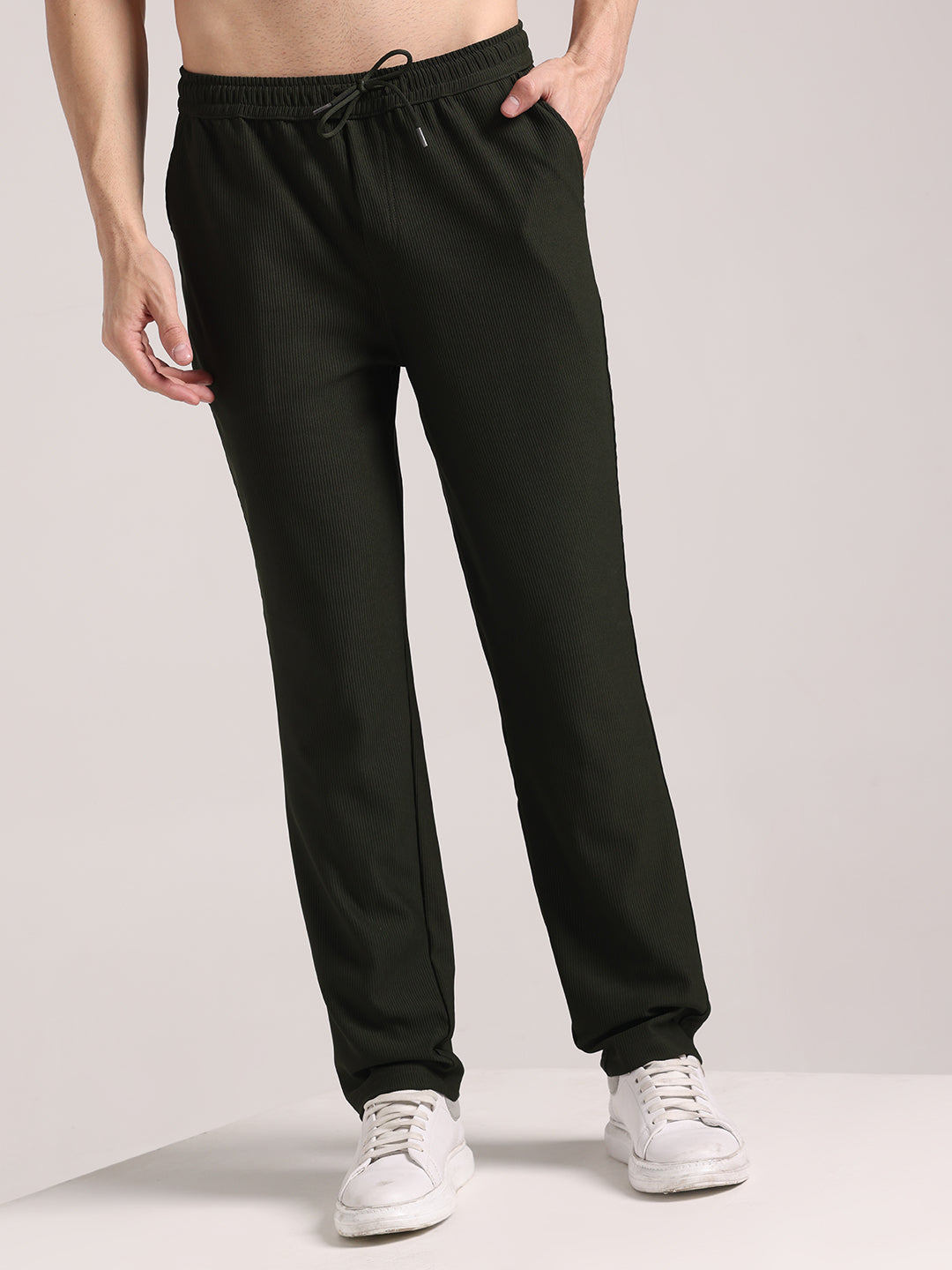 Men's Hunter Green Corduroy Track Pant