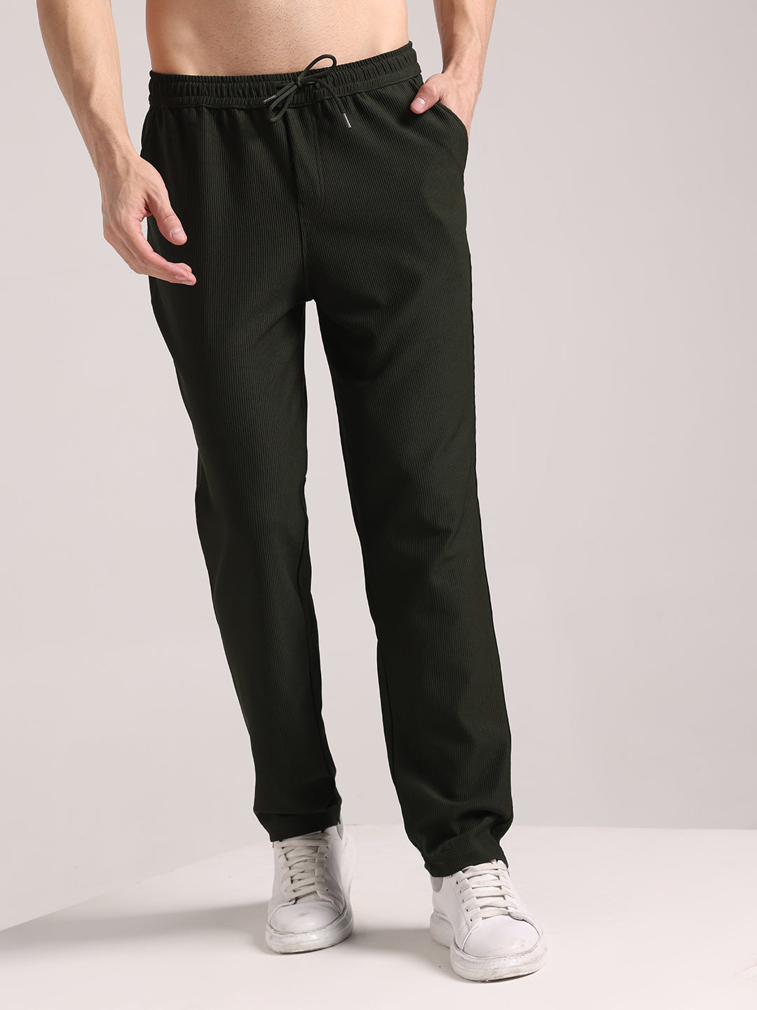 Men's Hunter Green Corduroy Track Pant