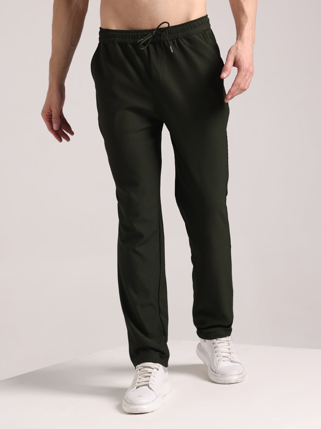Men's Hunter Green Corduroy Track Pant