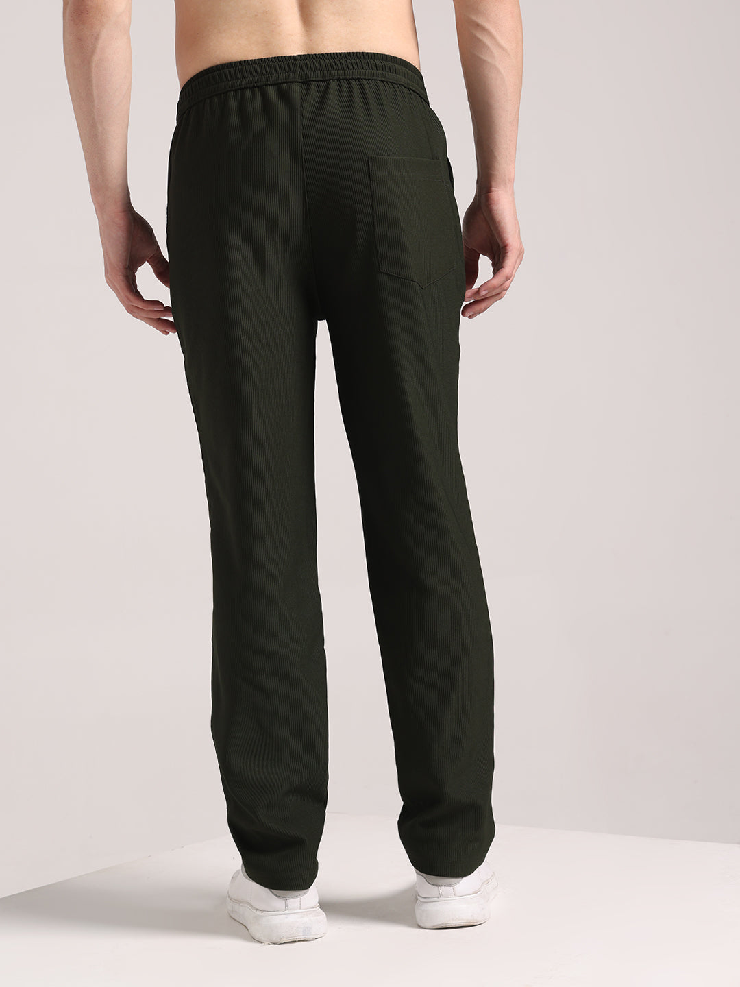 Men's Hunter Green Corduroy Track Pant