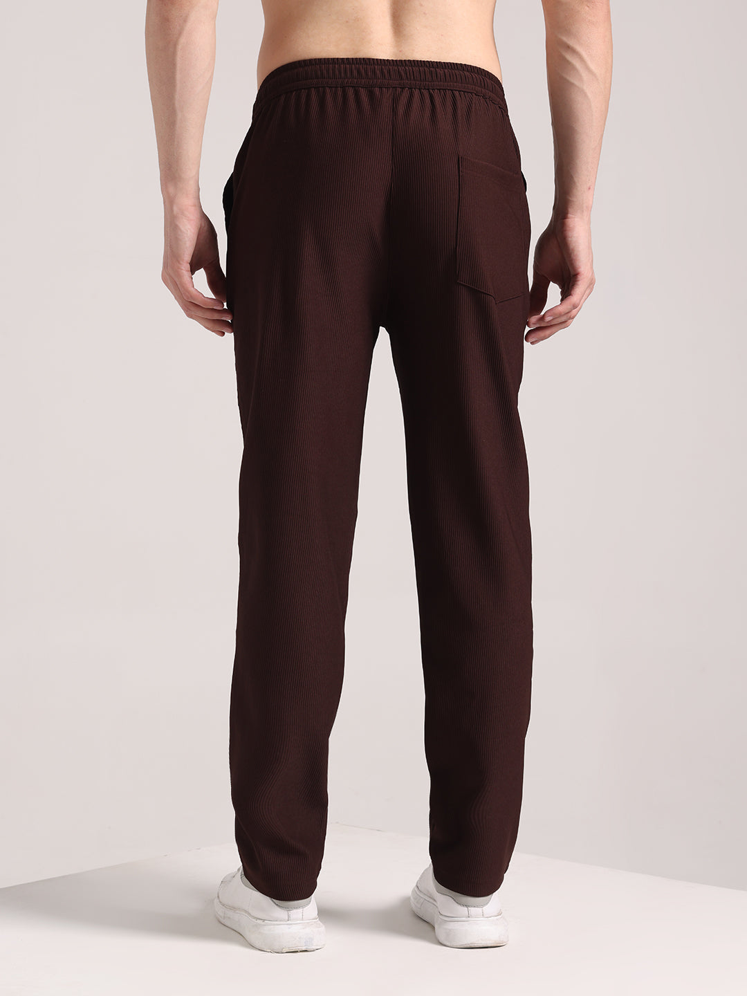 Men's Coffee Corduroy Track Pant