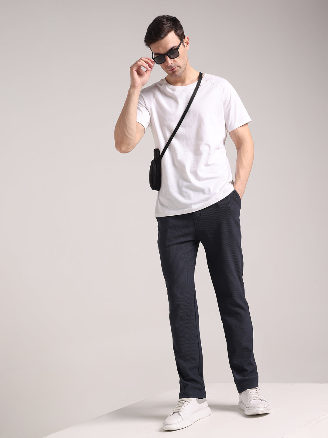 Men's Granite Grey Corduroy Track Pant