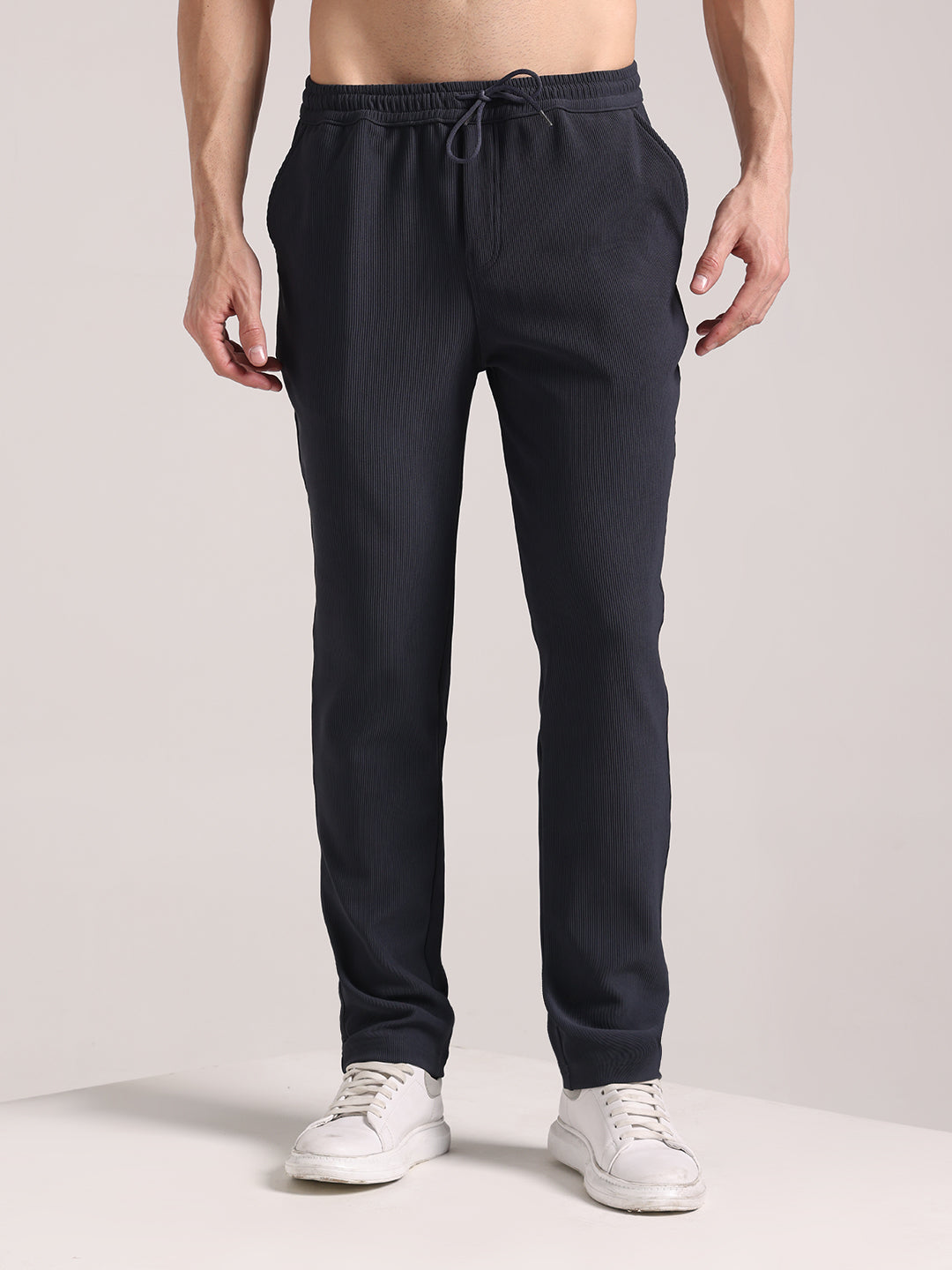Men's Granite Grey Corduroy Track Pant