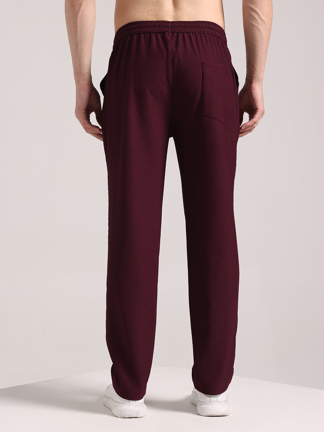 Men's Purple Violet Corduroy Track Pant