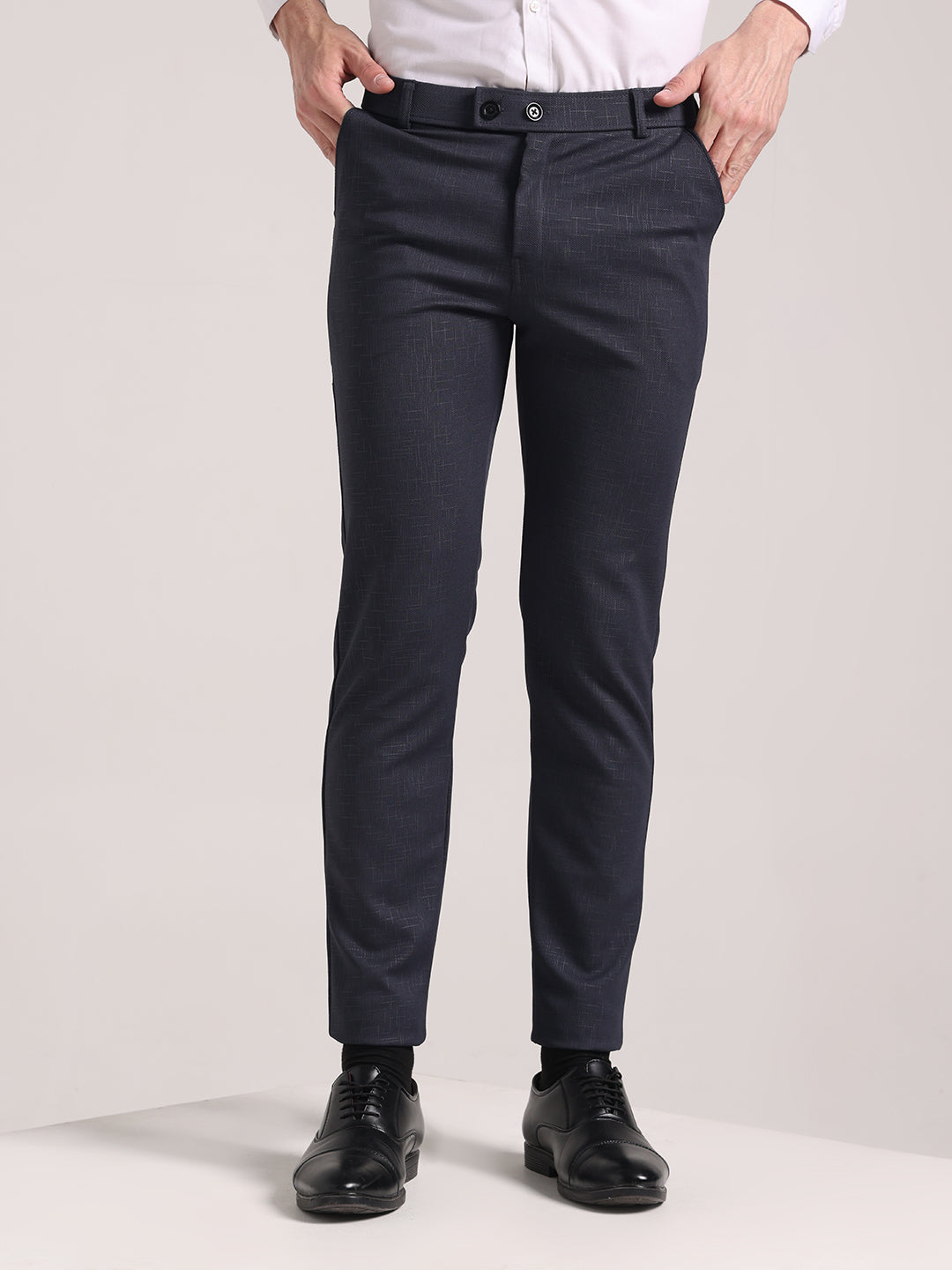 Men's Granite Grey Soft Lycra Trouser