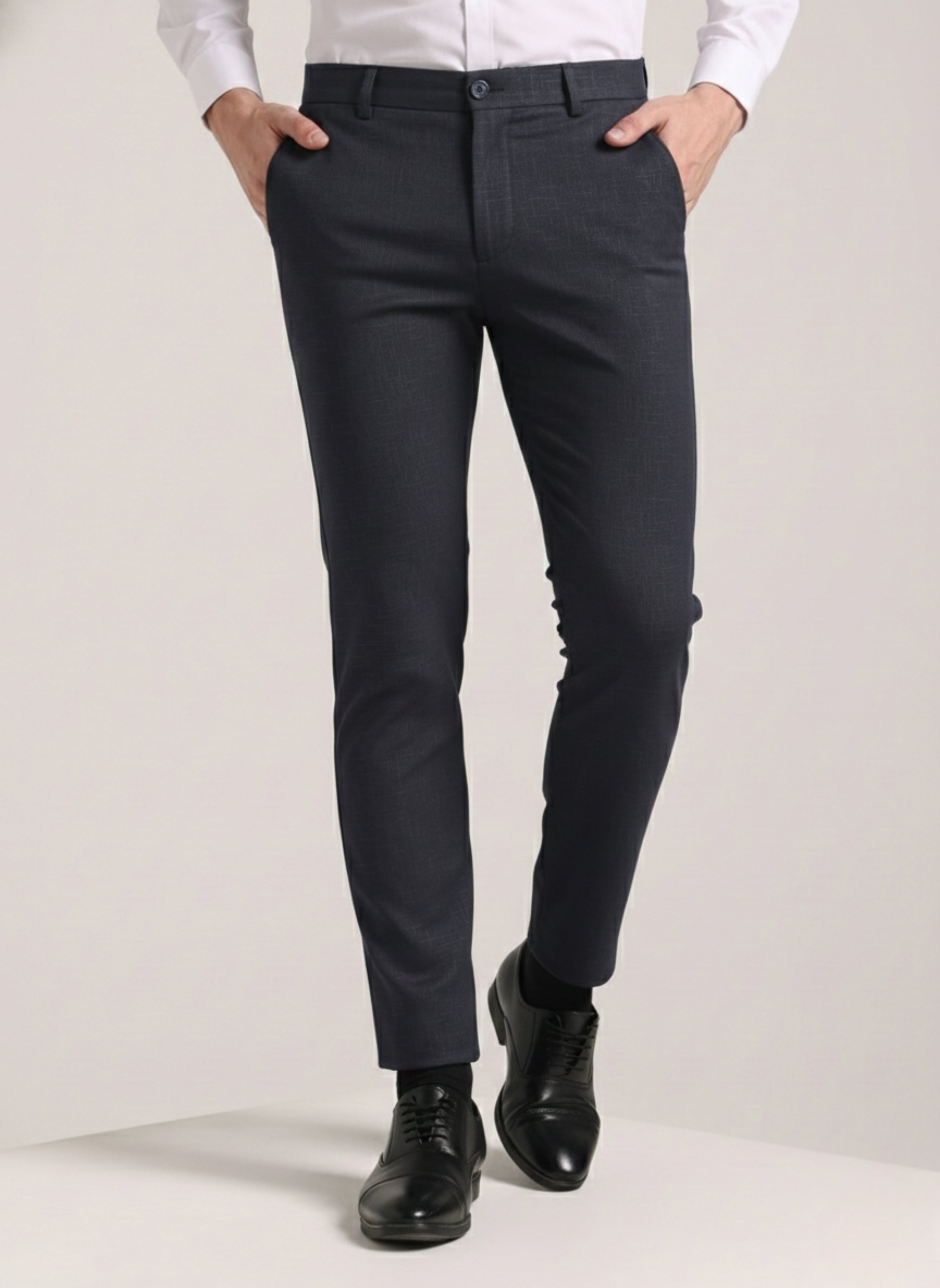 Men's Granite Grey Soft Lycra Trouser