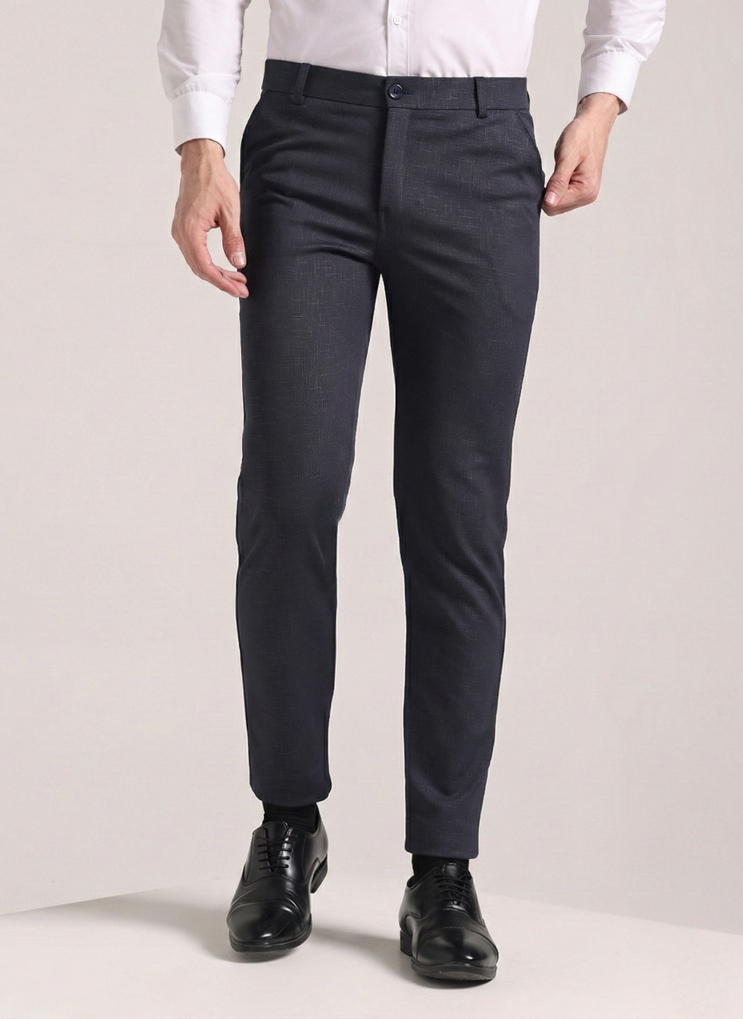 Men's Granite Grey Soft Lycra Trouser