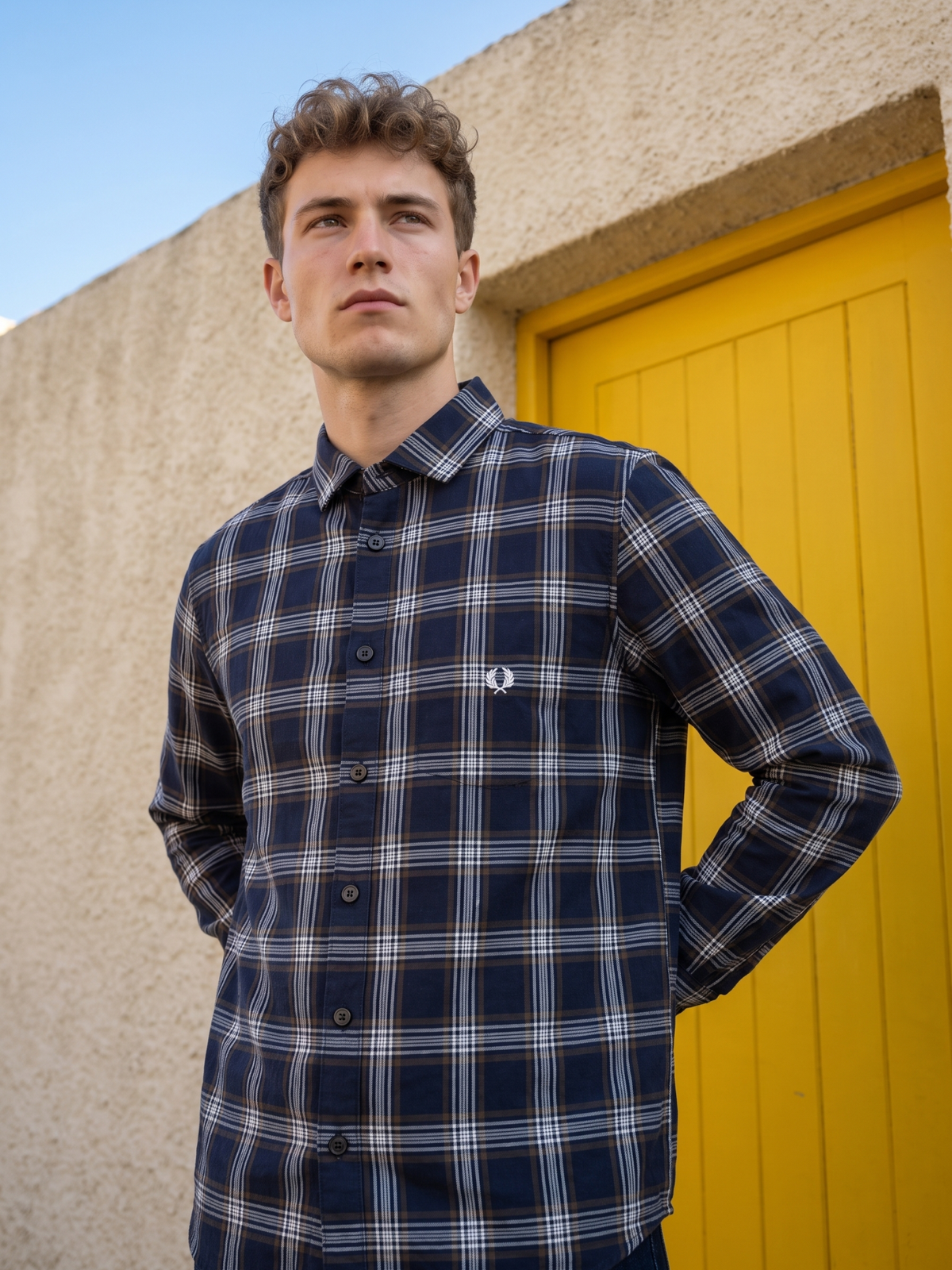 Men's Classic Plaid Long Sleeve Shirt
