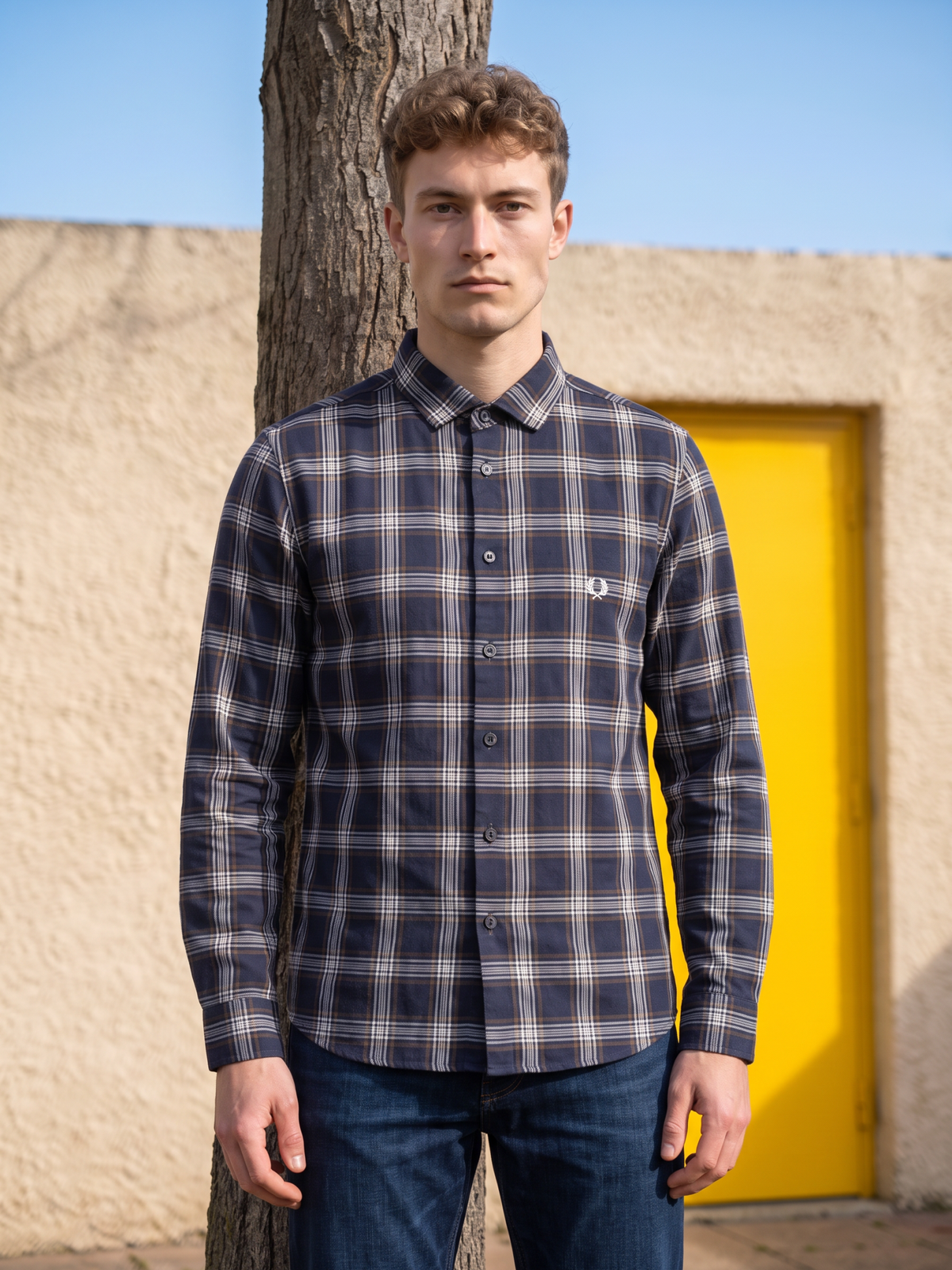 Men's Classic Plaid Long Sleeve Shirt