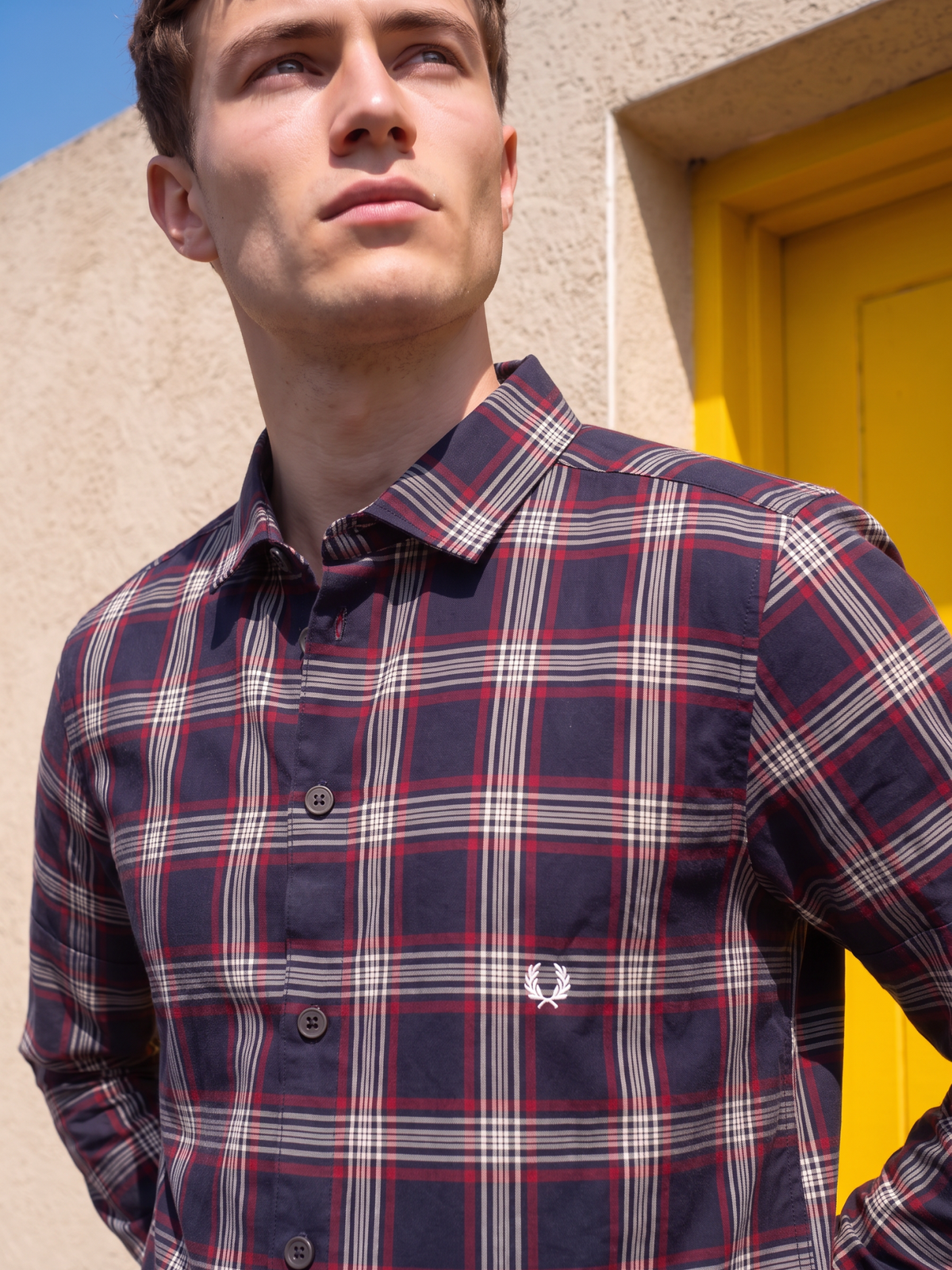 Men's Classic Plaid Long Sleeve Shirt