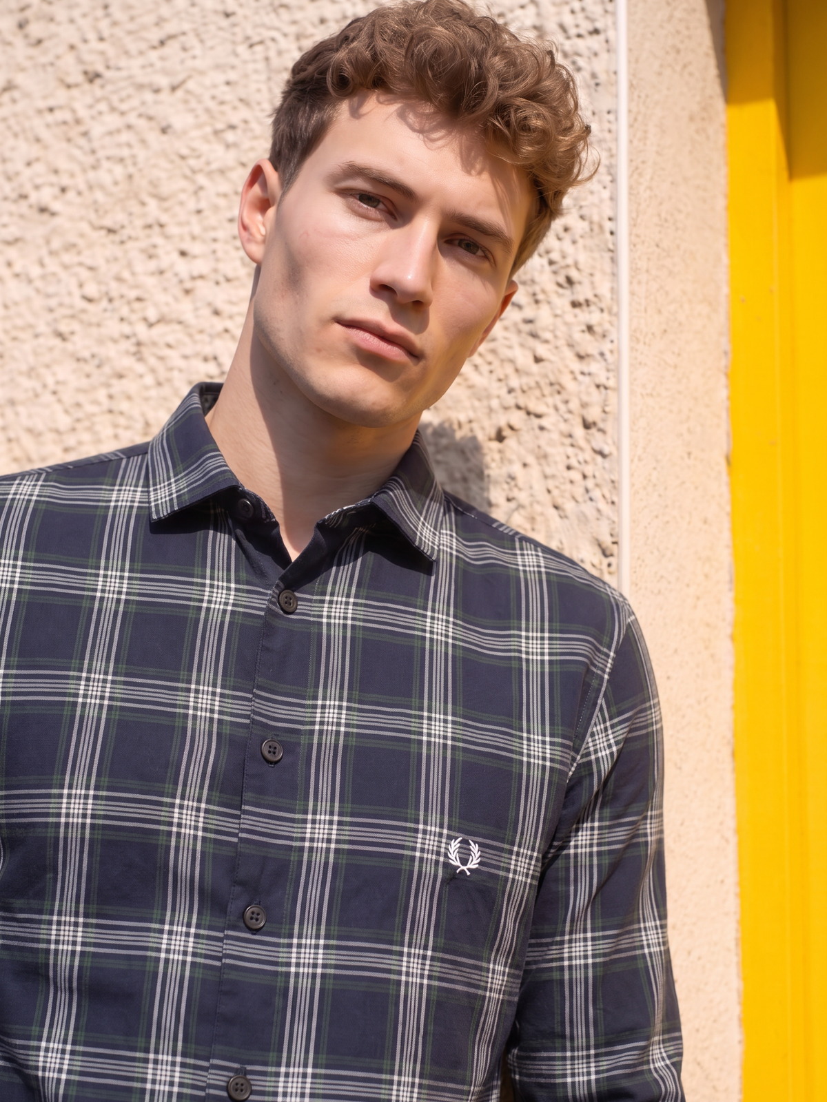 Men's Classic Plaid Long Sleeve Shirt