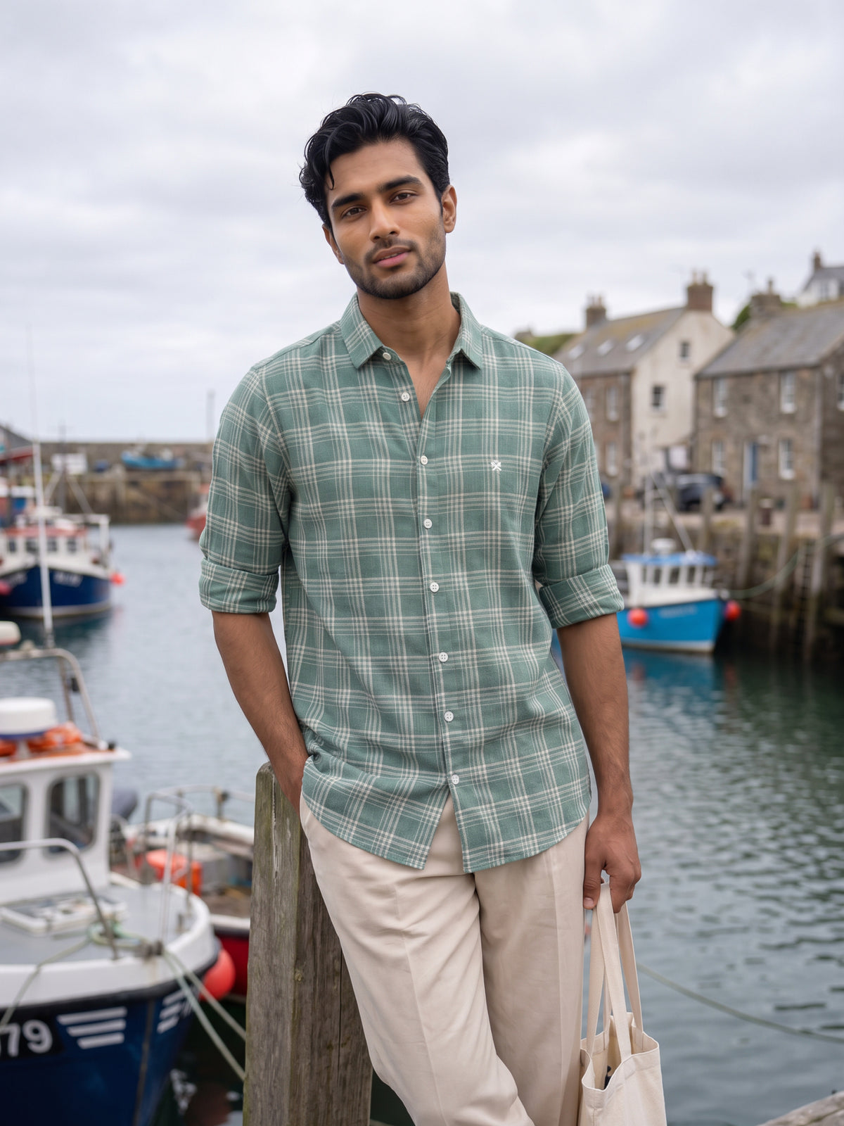 Men's Pista Checkered Casual Shirt