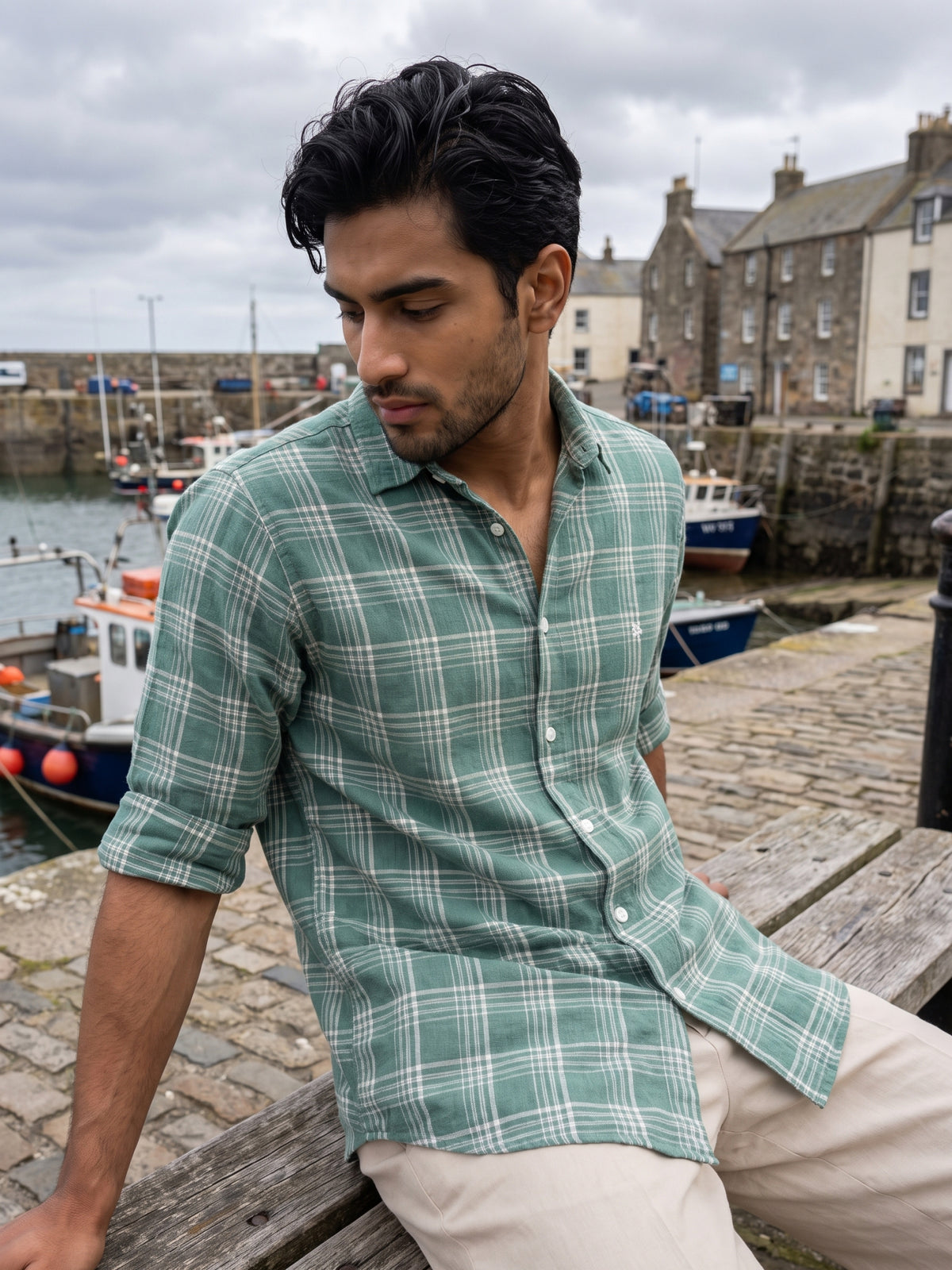 Men's Pista Checkered Casual Shirt
