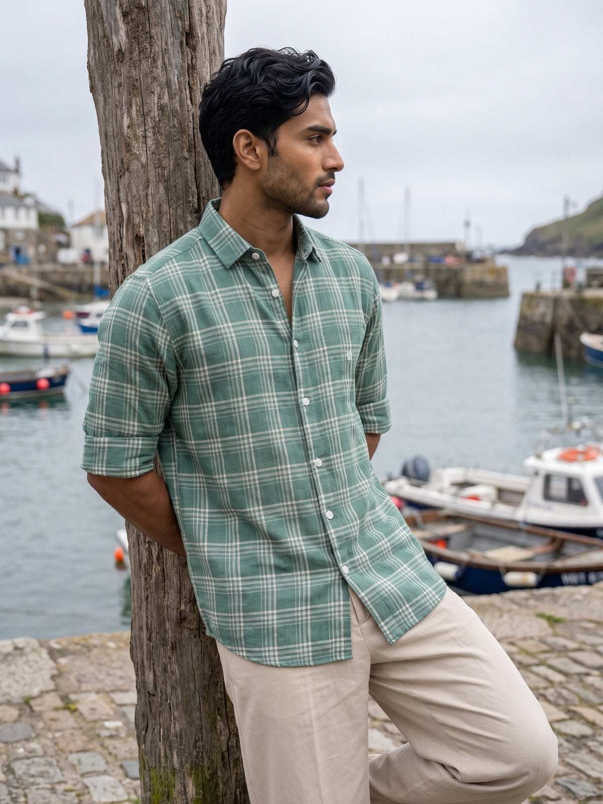Men's Pista Checkered Casual Shirt