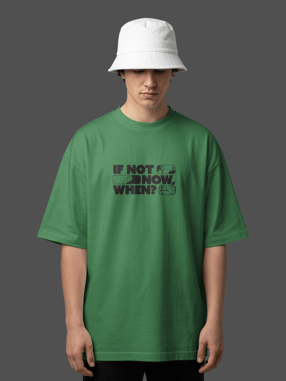 Men’s Graphic Oversized T-Shirt - Pista