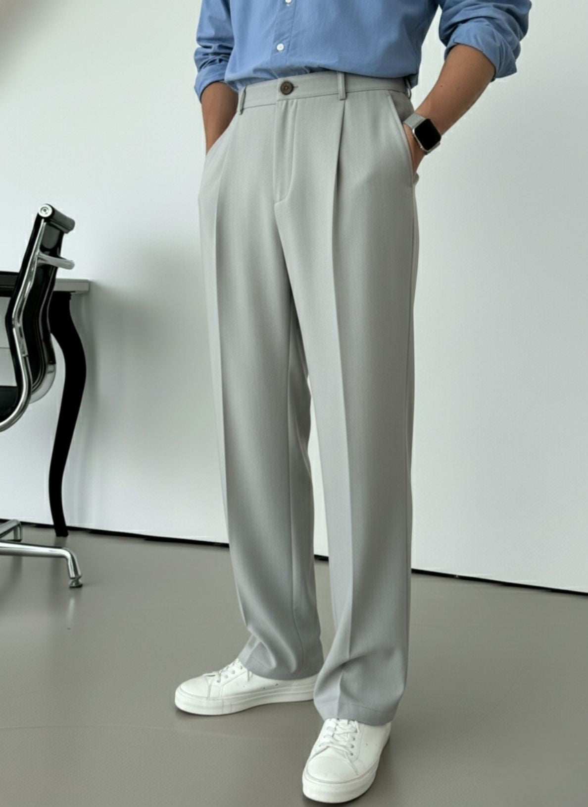 Pick Any 3 Korean Single Pleated Trousers Combo