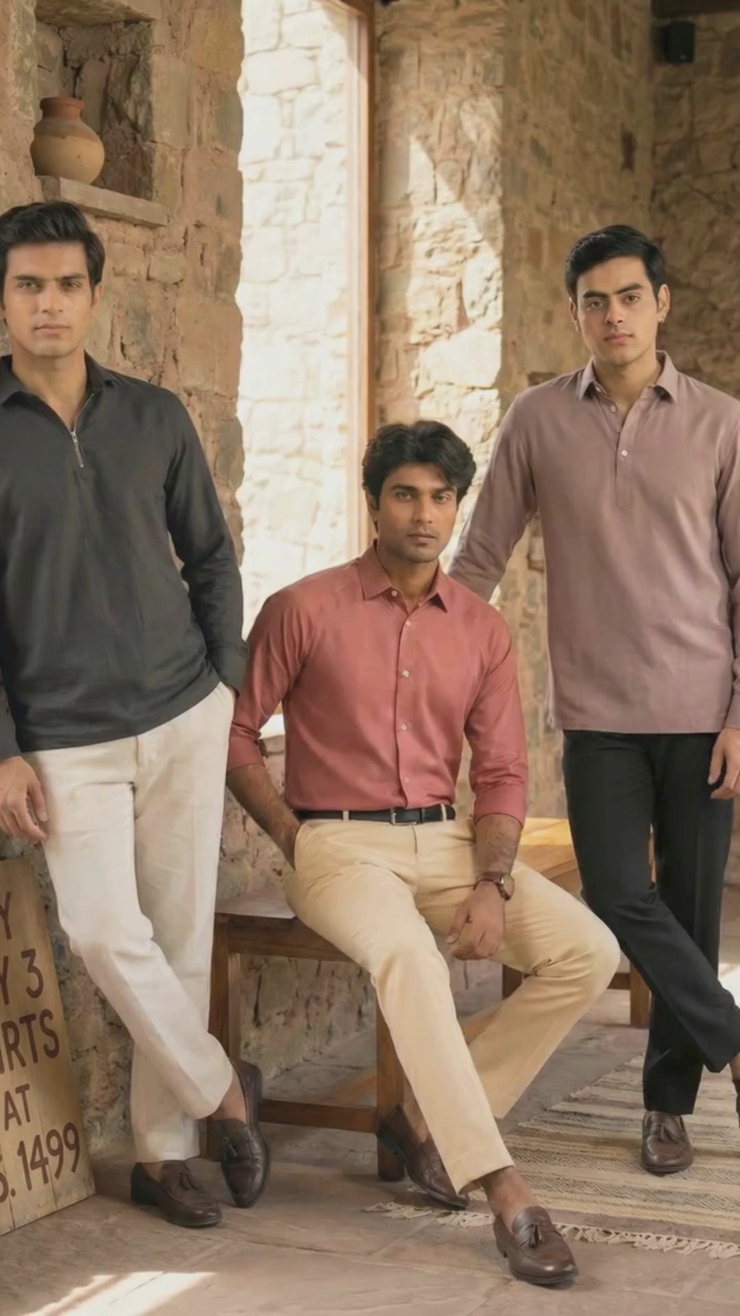 Pick Any 3 Classic Everyday Wear Shirts Combo for Men