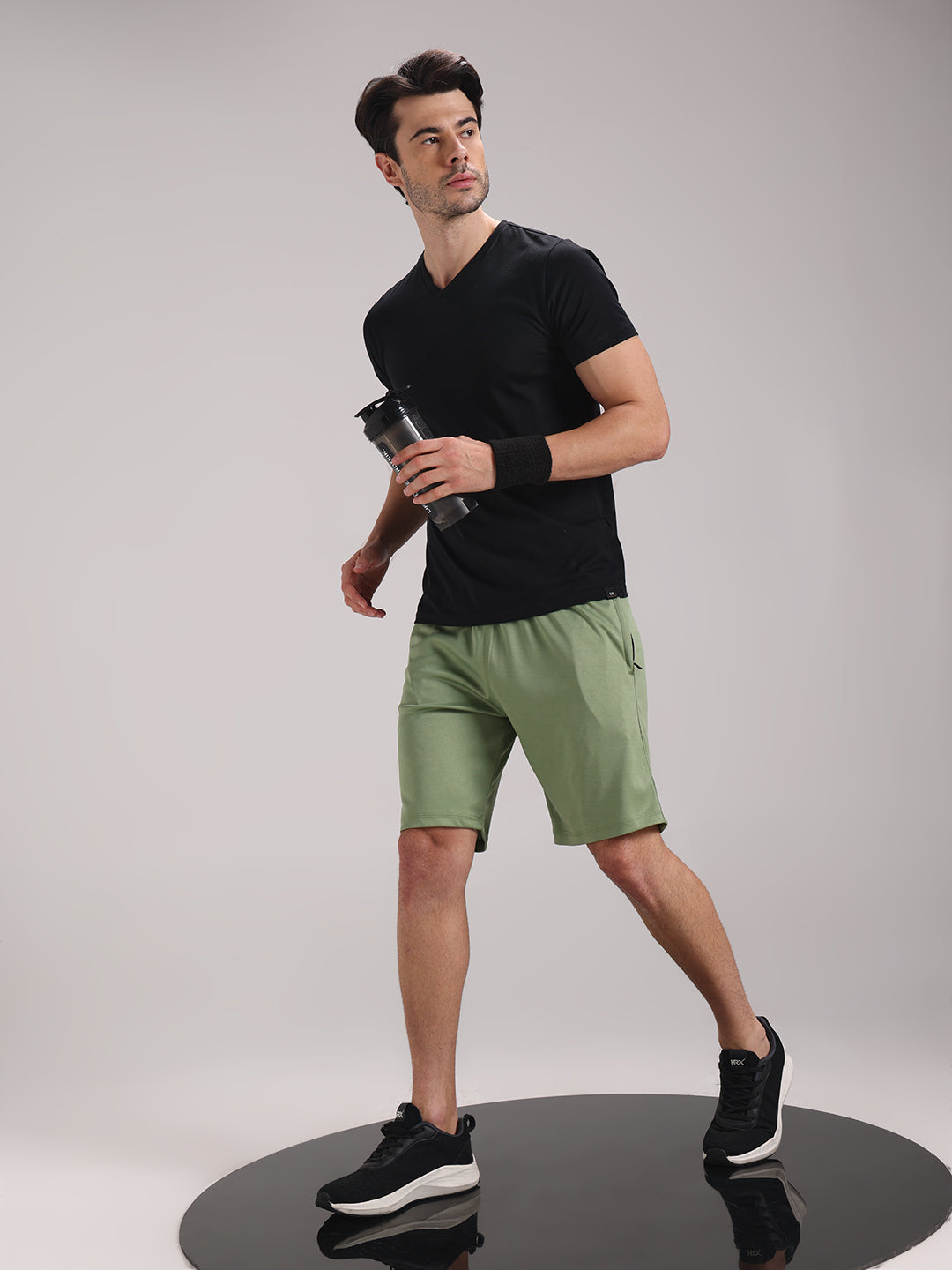 Men's Pistachio Green Dri-Fit Shorts